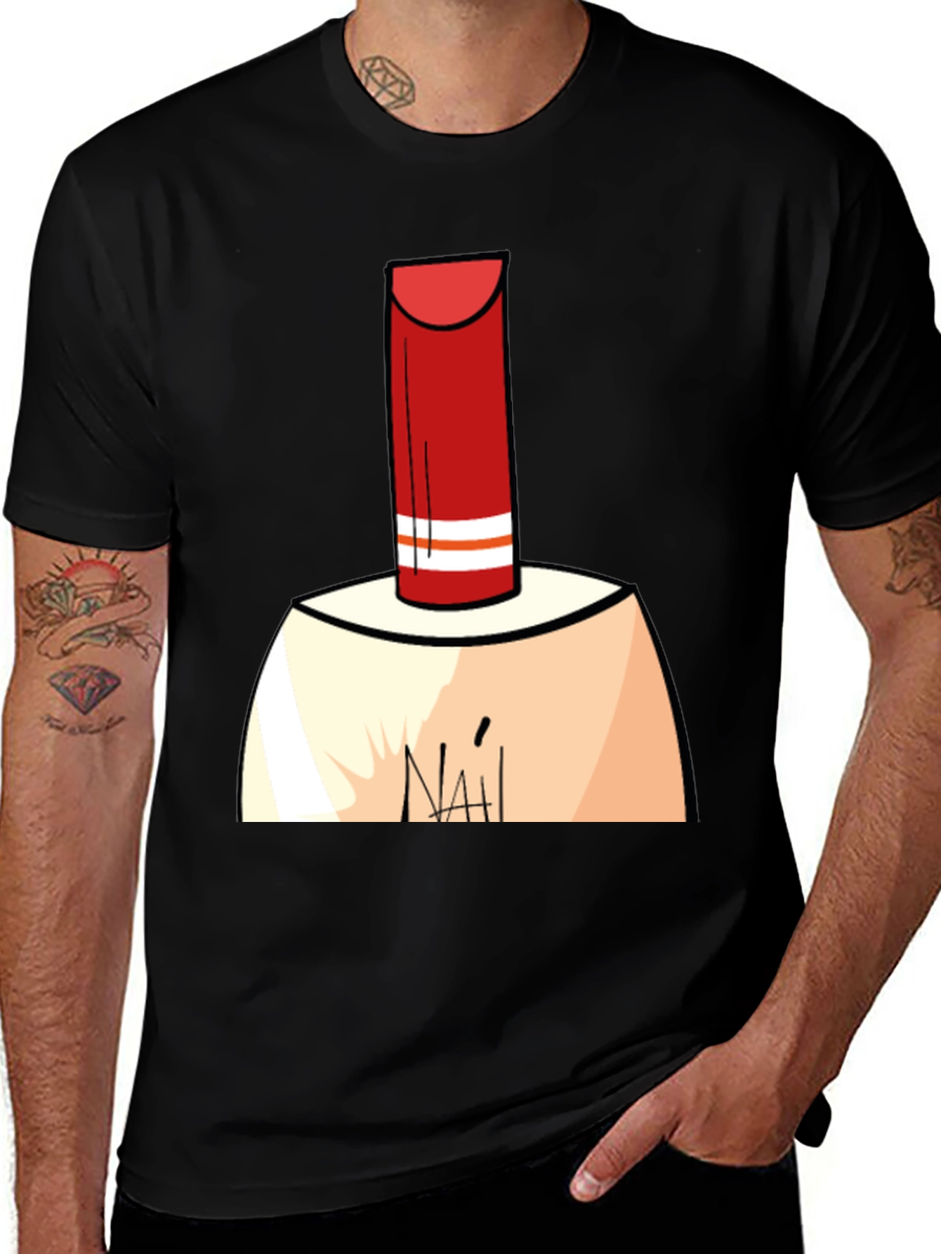 Variant 9 of Funny Nail Art T-Shirt for Manicure Lovers