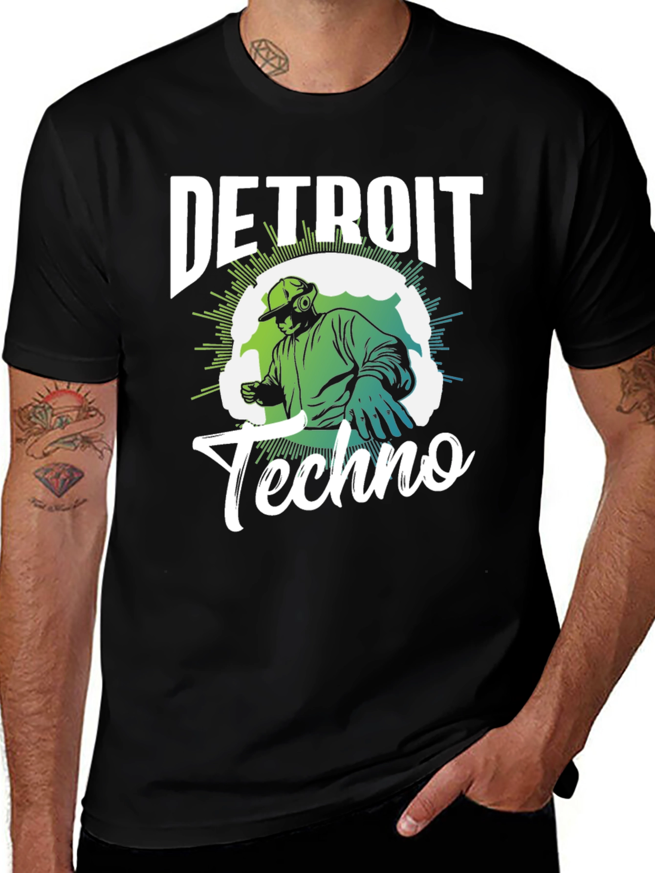 Detroit Techno Graphic T-Shirt