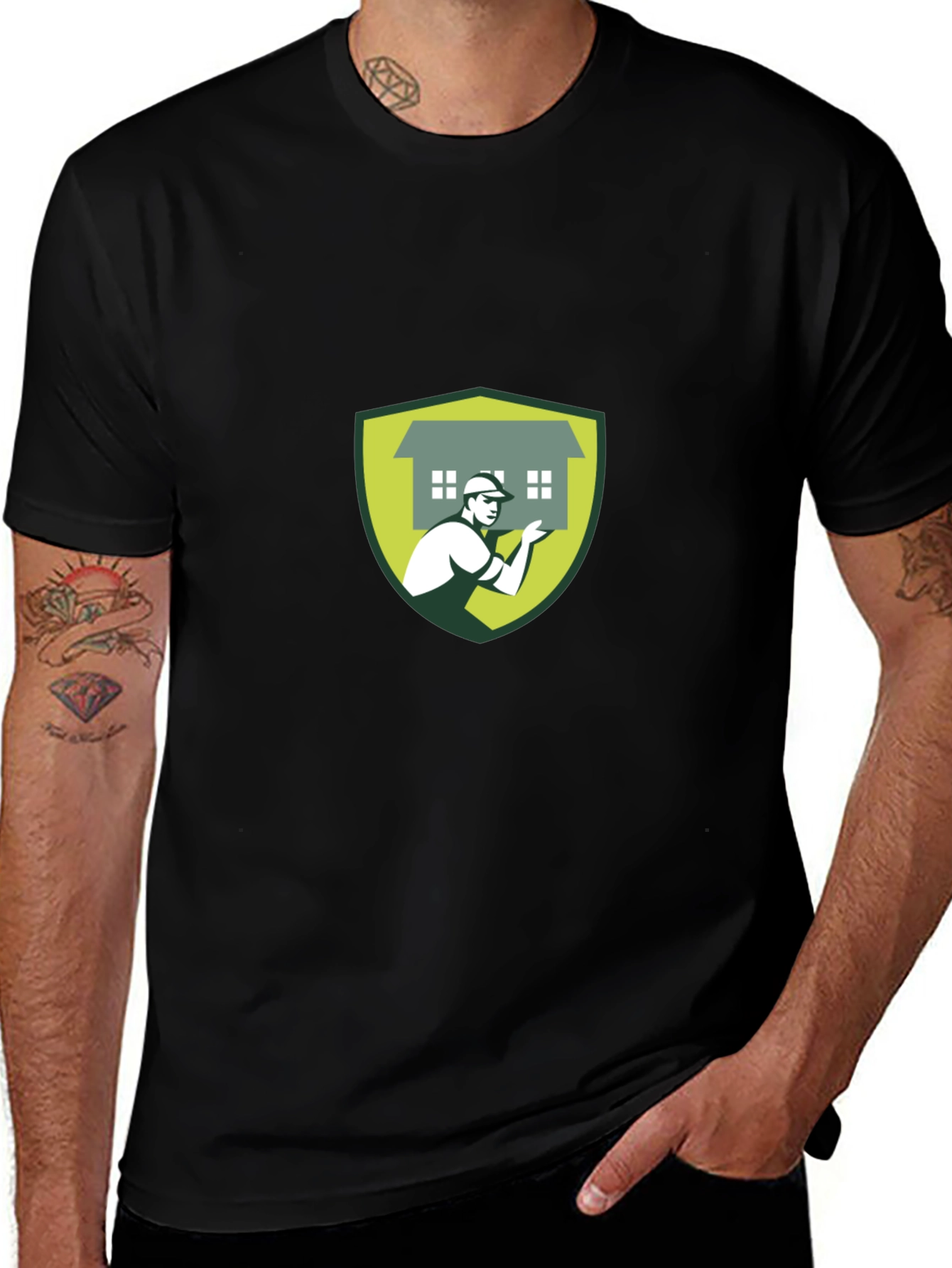Variant 11 of Green Home Service T-Shirt