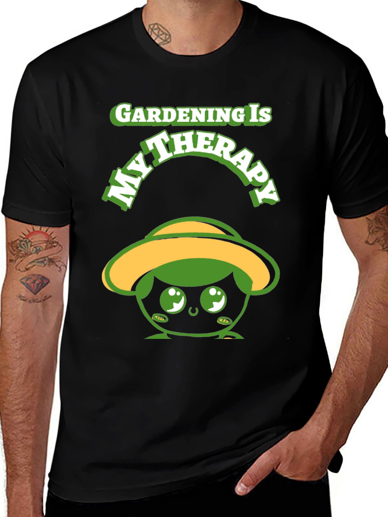 Variant 25 of Gardening Therapy T-Shirt - Cute Gardener Tee