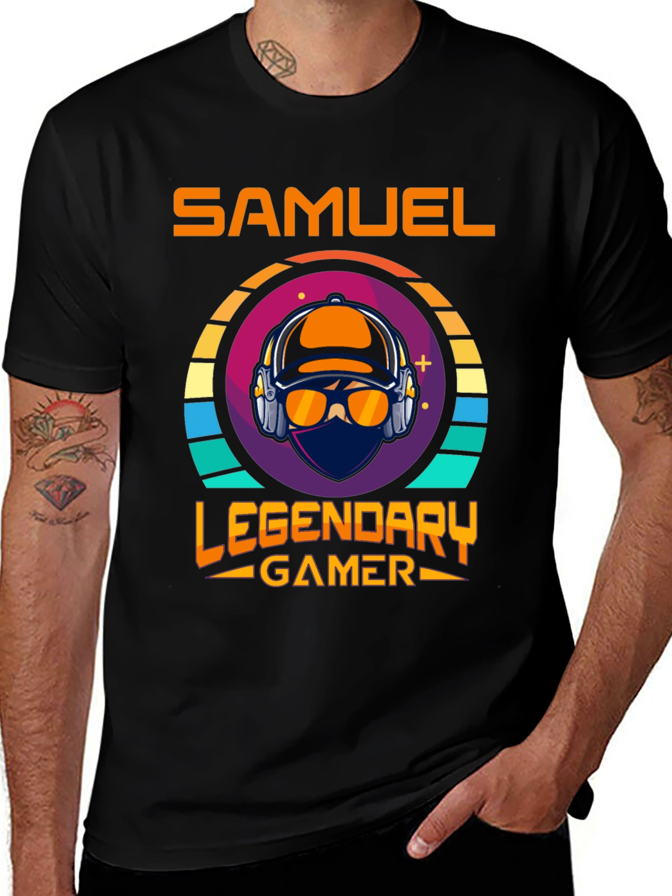Samuel Legendary Gamer T-Shirt - Cool Graphic Tee