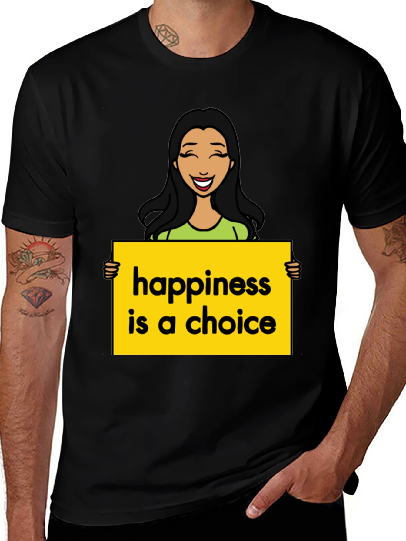 Variant 29 of Happiness Choice Graphic Tee