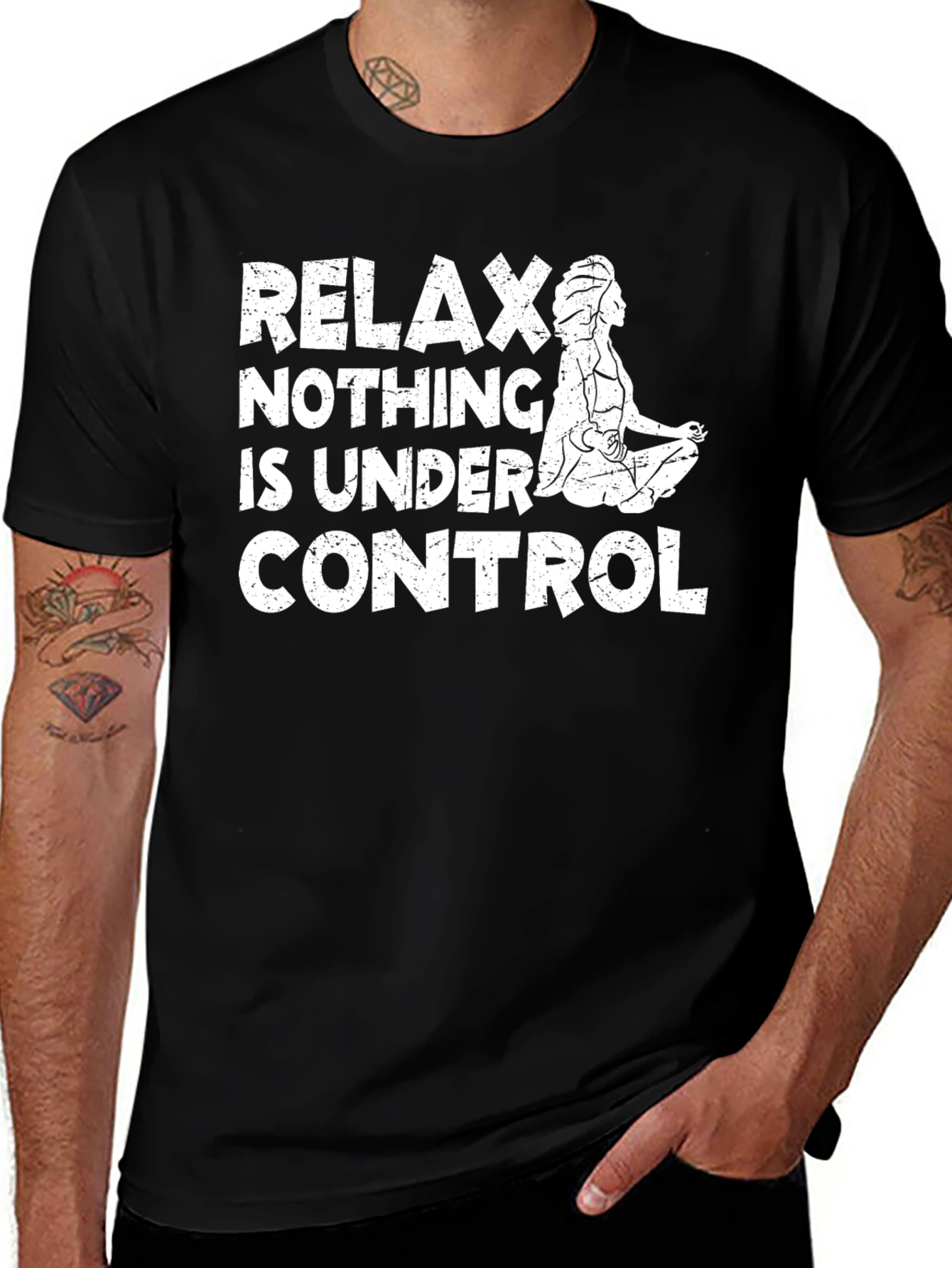 Variant 13 of Relax Nothing Is Under Control T-Shirt