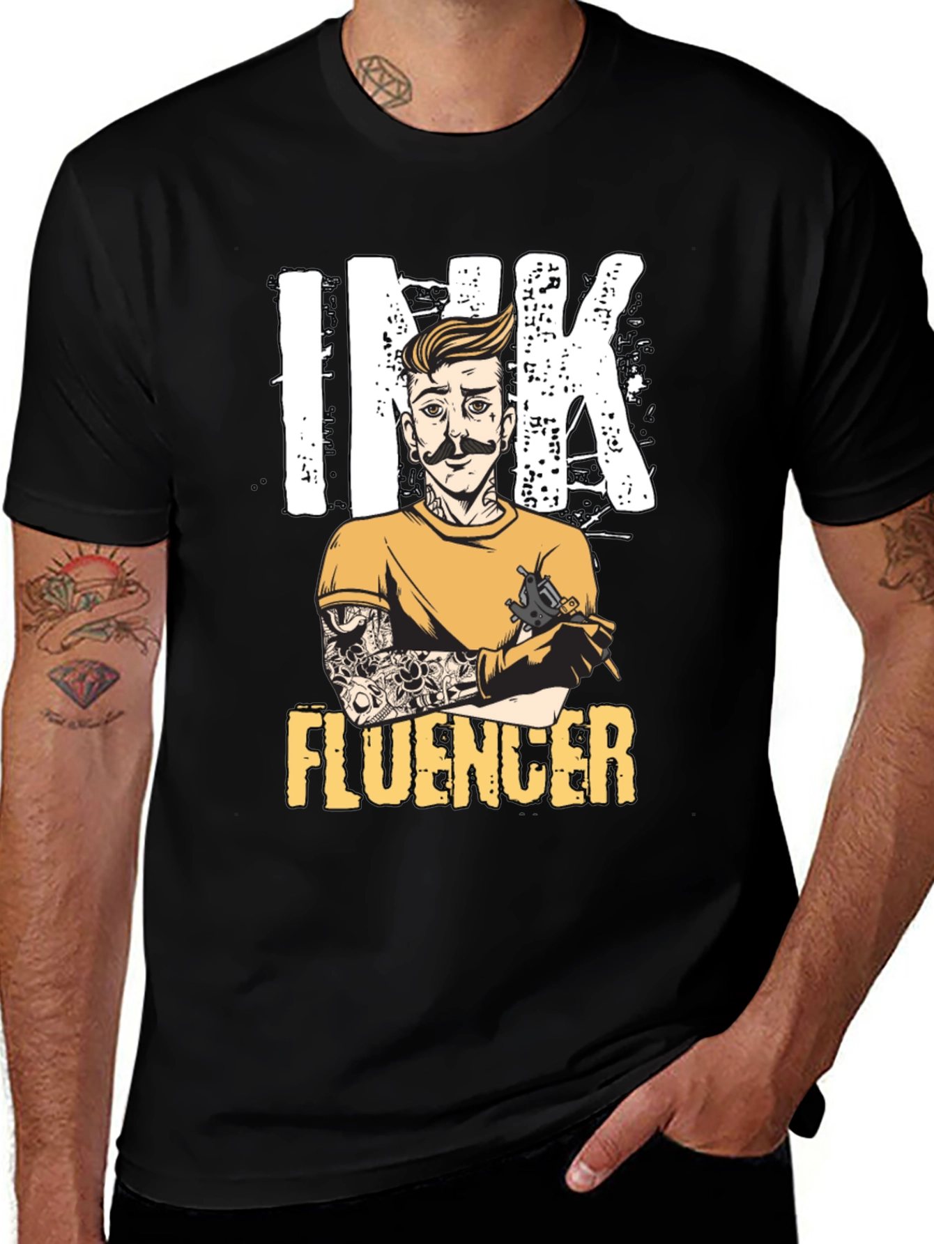 Variant 13 of Ink Influencer Graphic Tee - Tattoo Artist T-Shirt