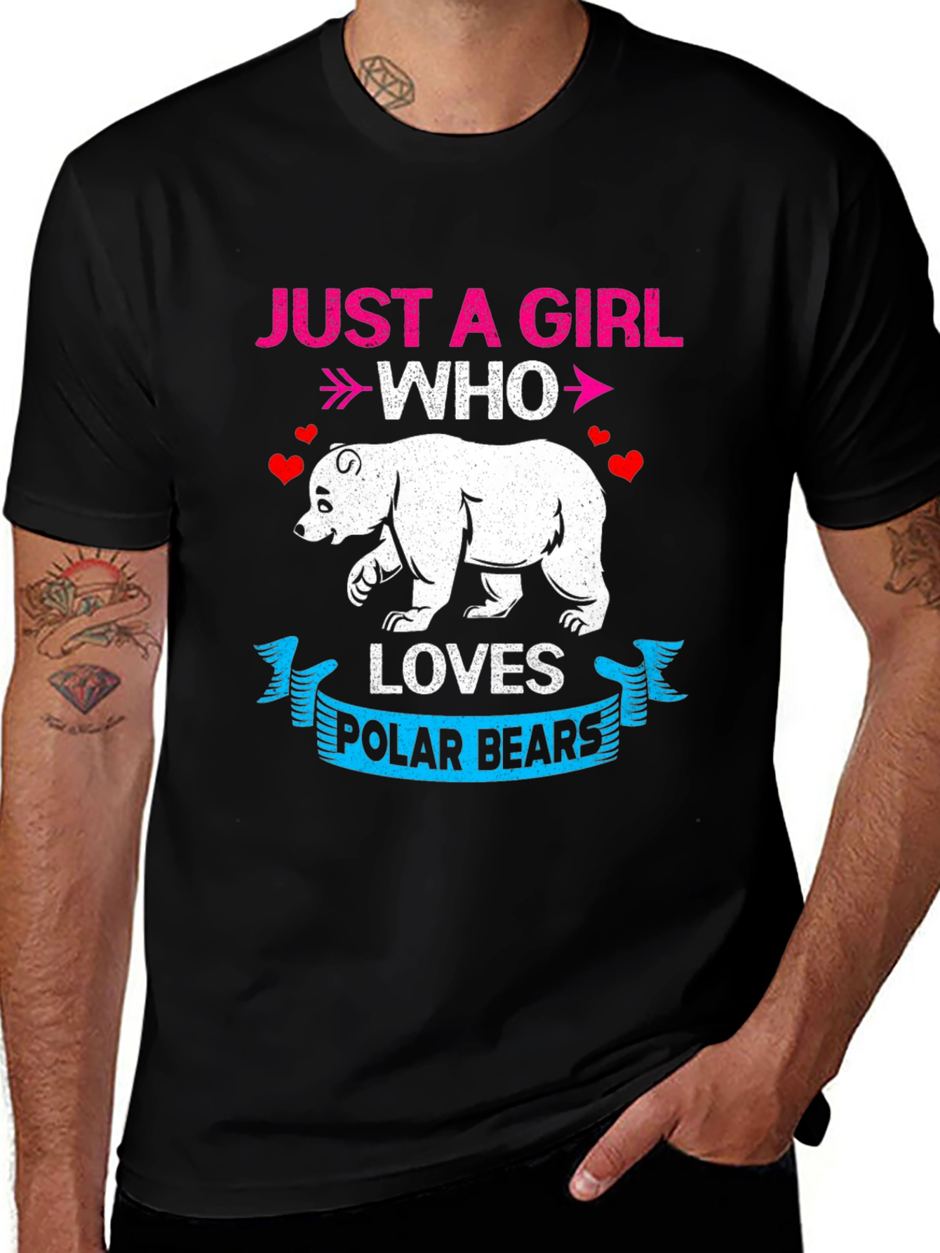 Variant 15 of Just A Girl Who Loves Polar Bears T-Shirt