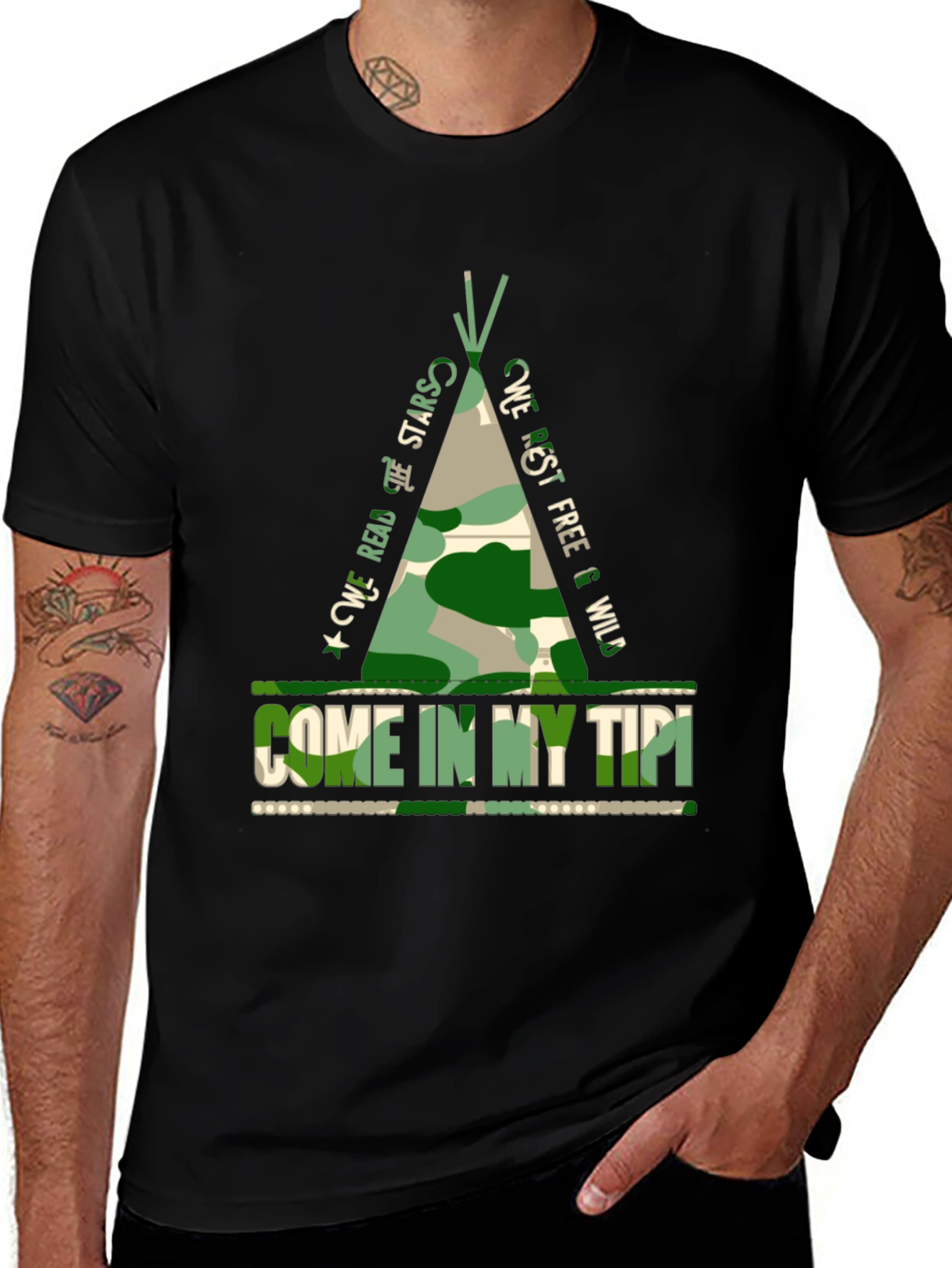 Come In My Tipi Camo Tee - Unisex