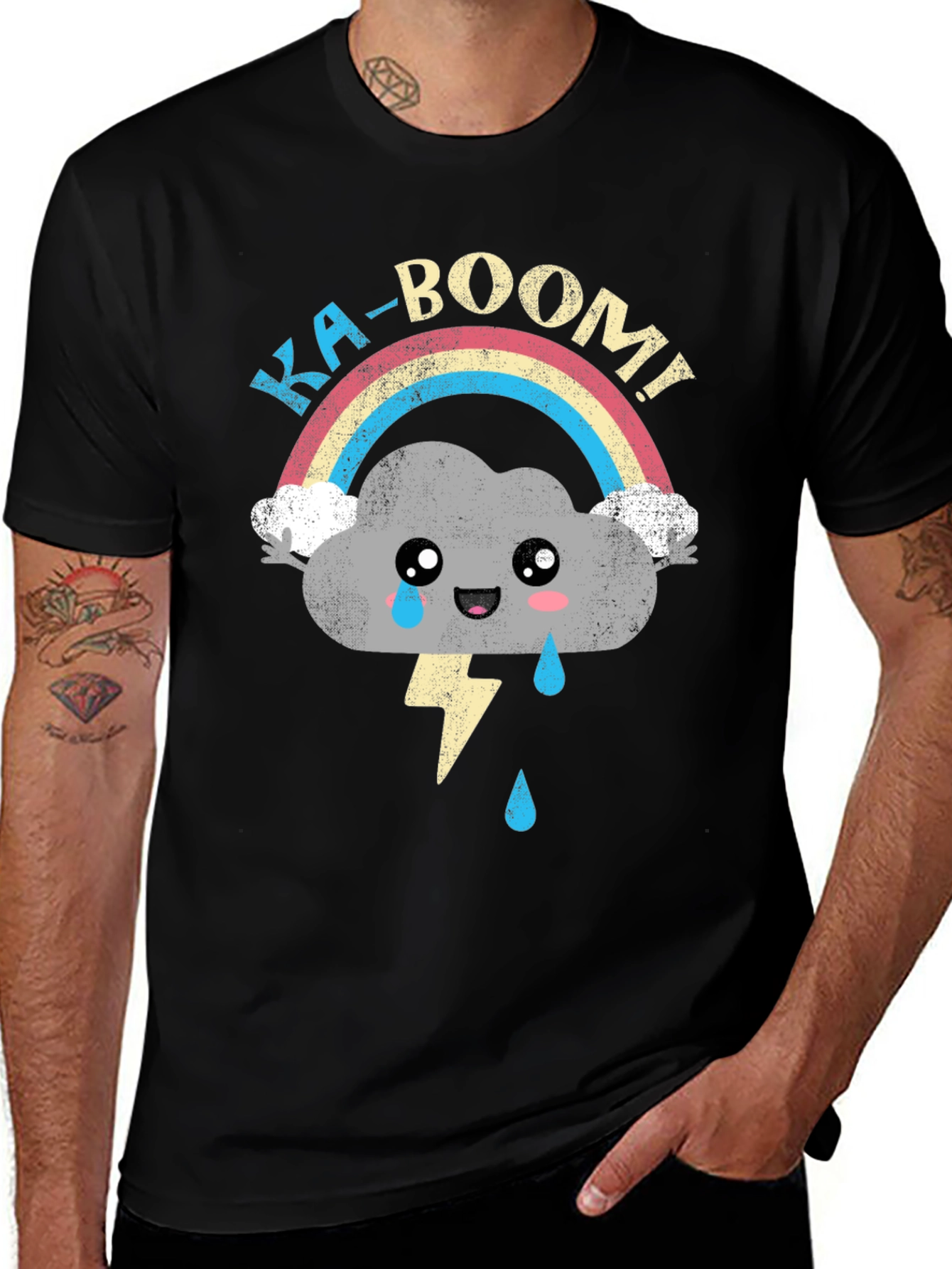 Variant 5 of KA-BOOM! Rainbow Cloud T-Shirt