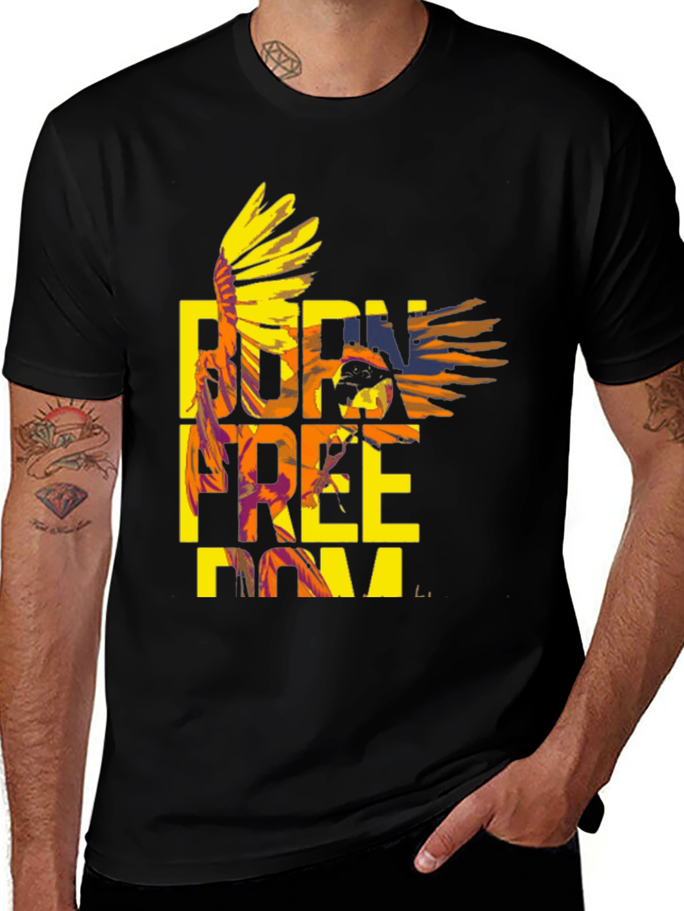 Variant 26 of Born Free Graphic Print T-Shirt