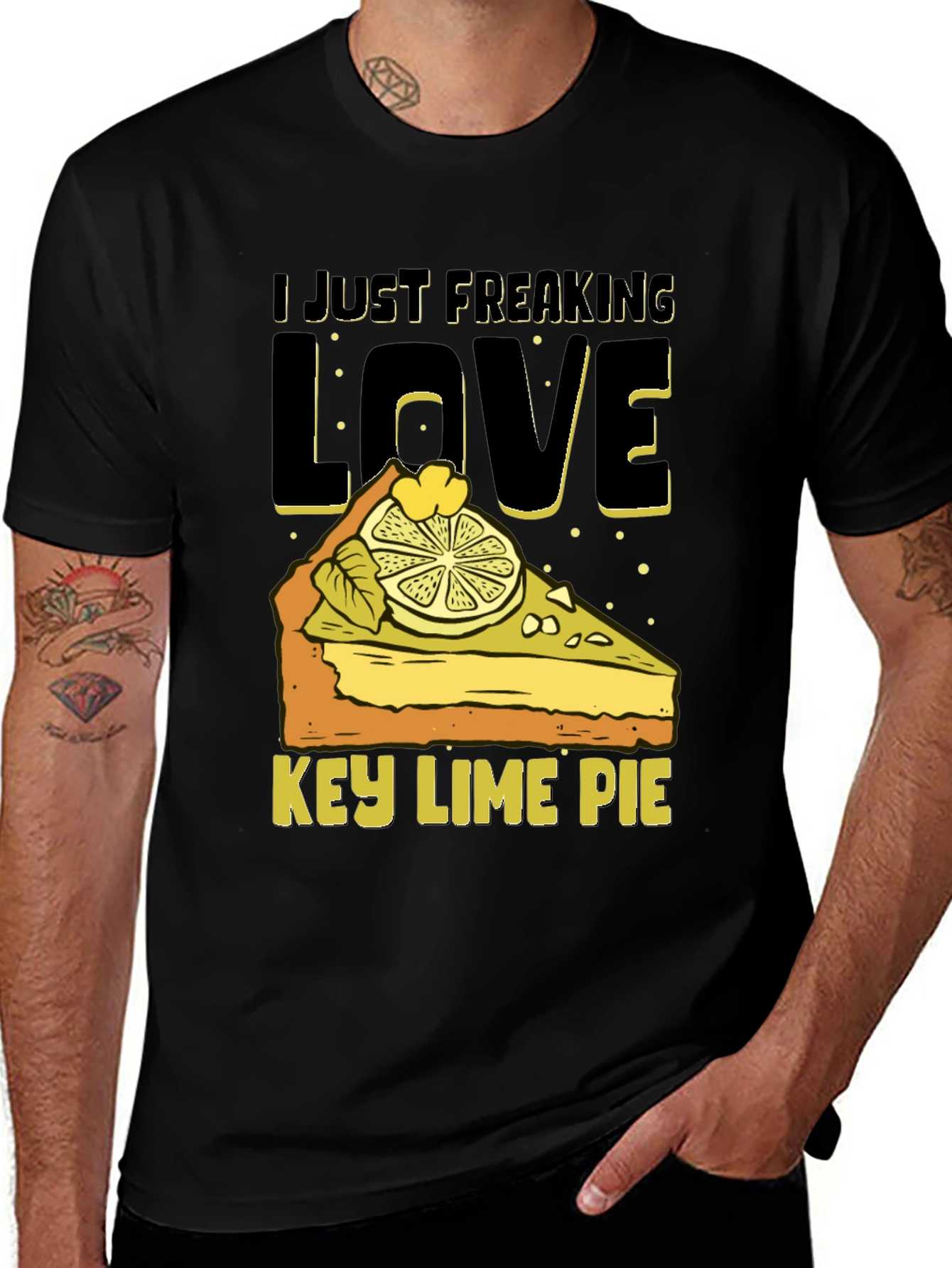 Variant 25 of I Love Key Lime Pie Graphic T-Shirt