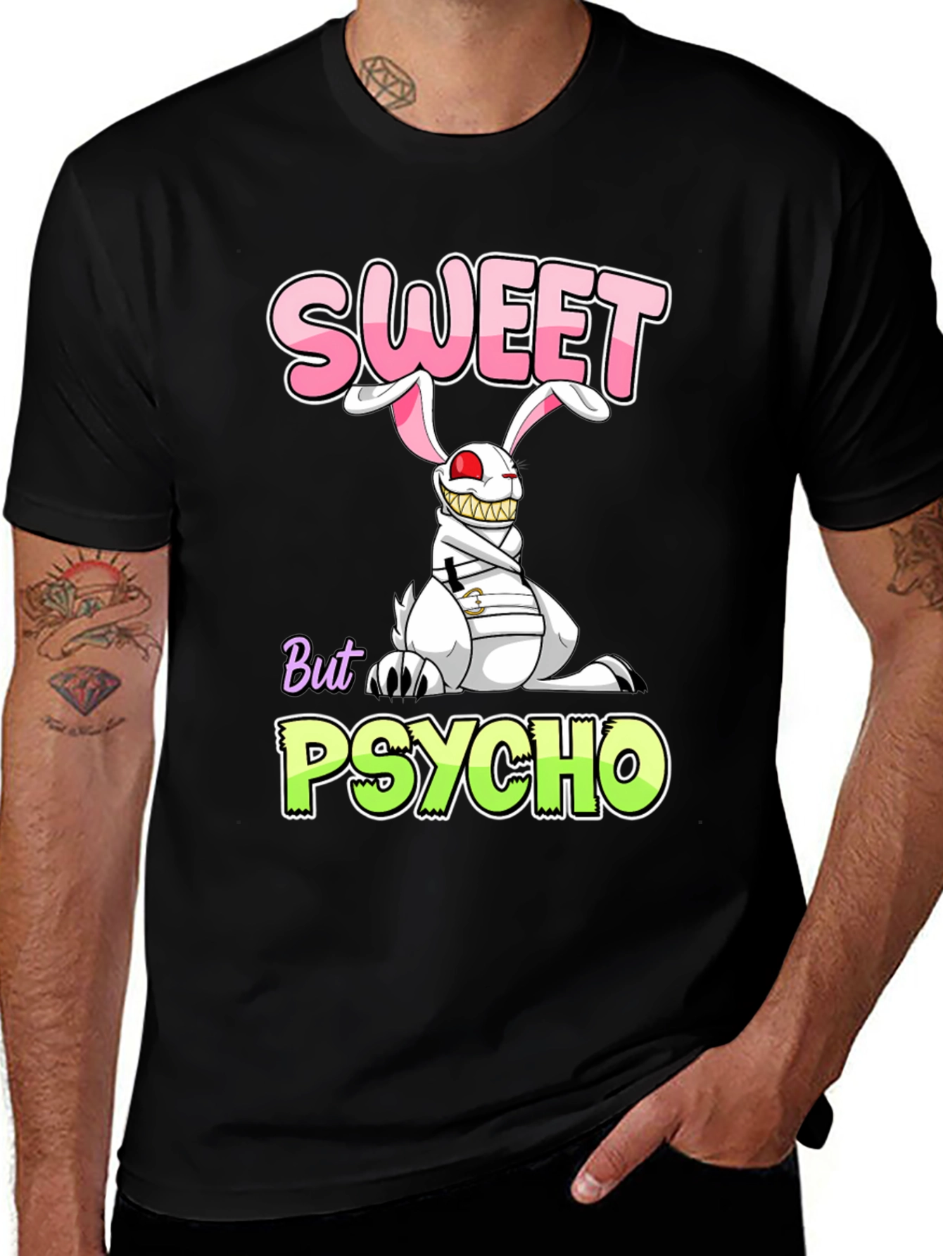 Variant 8 of Sweet But Psycho Bunny Graphic Tee