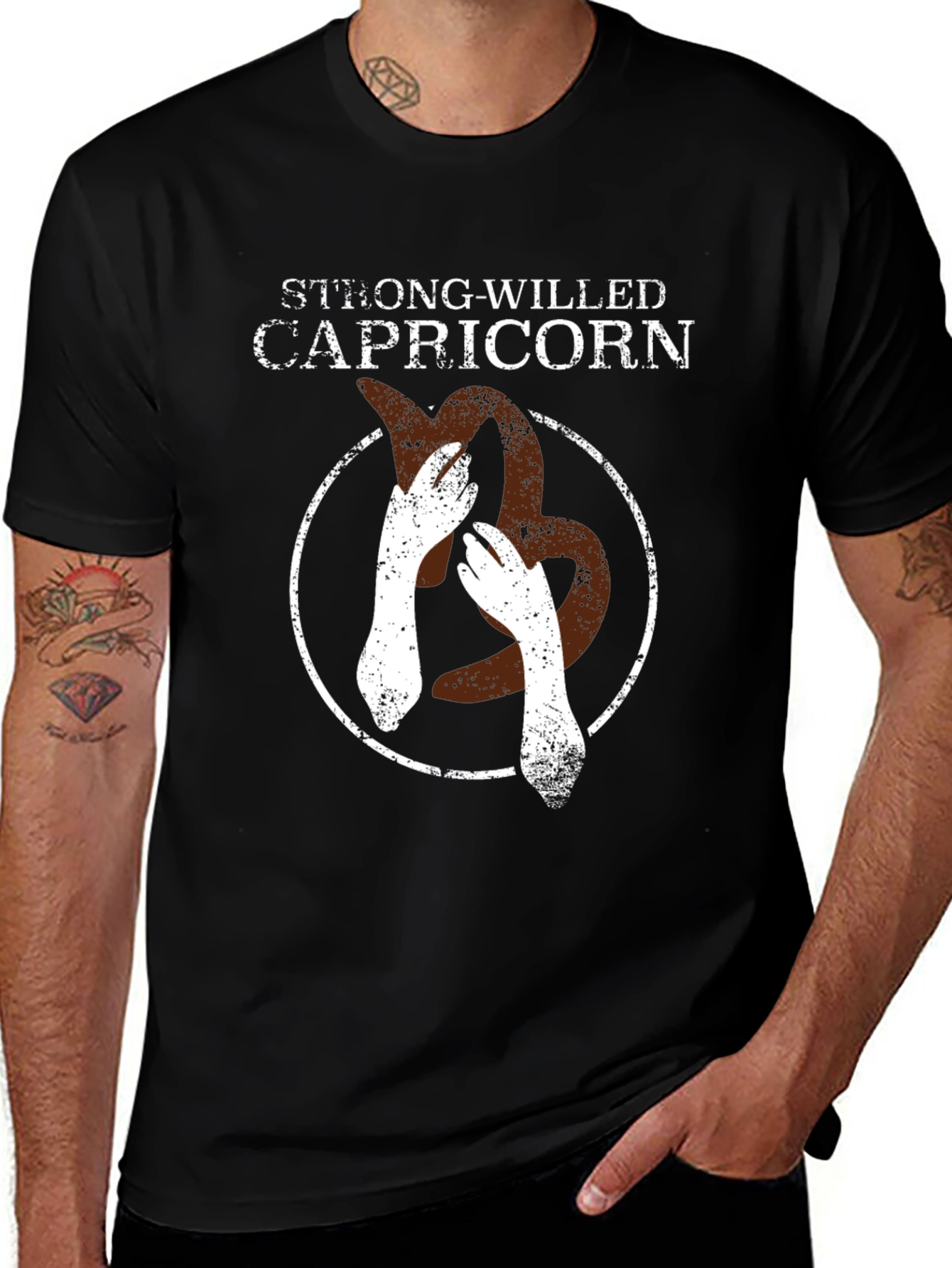 Strong-Willed Capricorn Zodiac T-Shirt