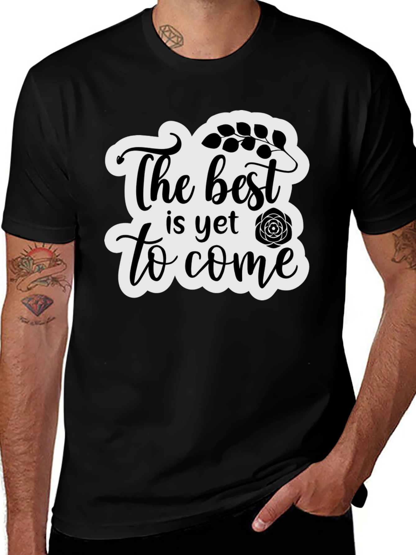 Variant 16 of The Best is Yet to Come Black T-Shirt