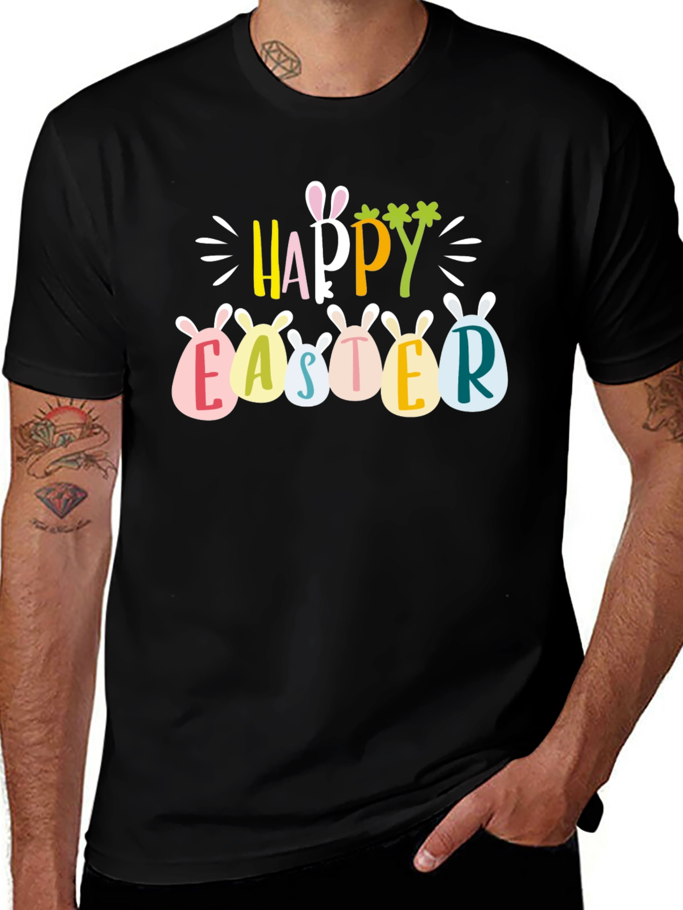 Variant 25 of Happy Easter Bunny Egg T-Shirt