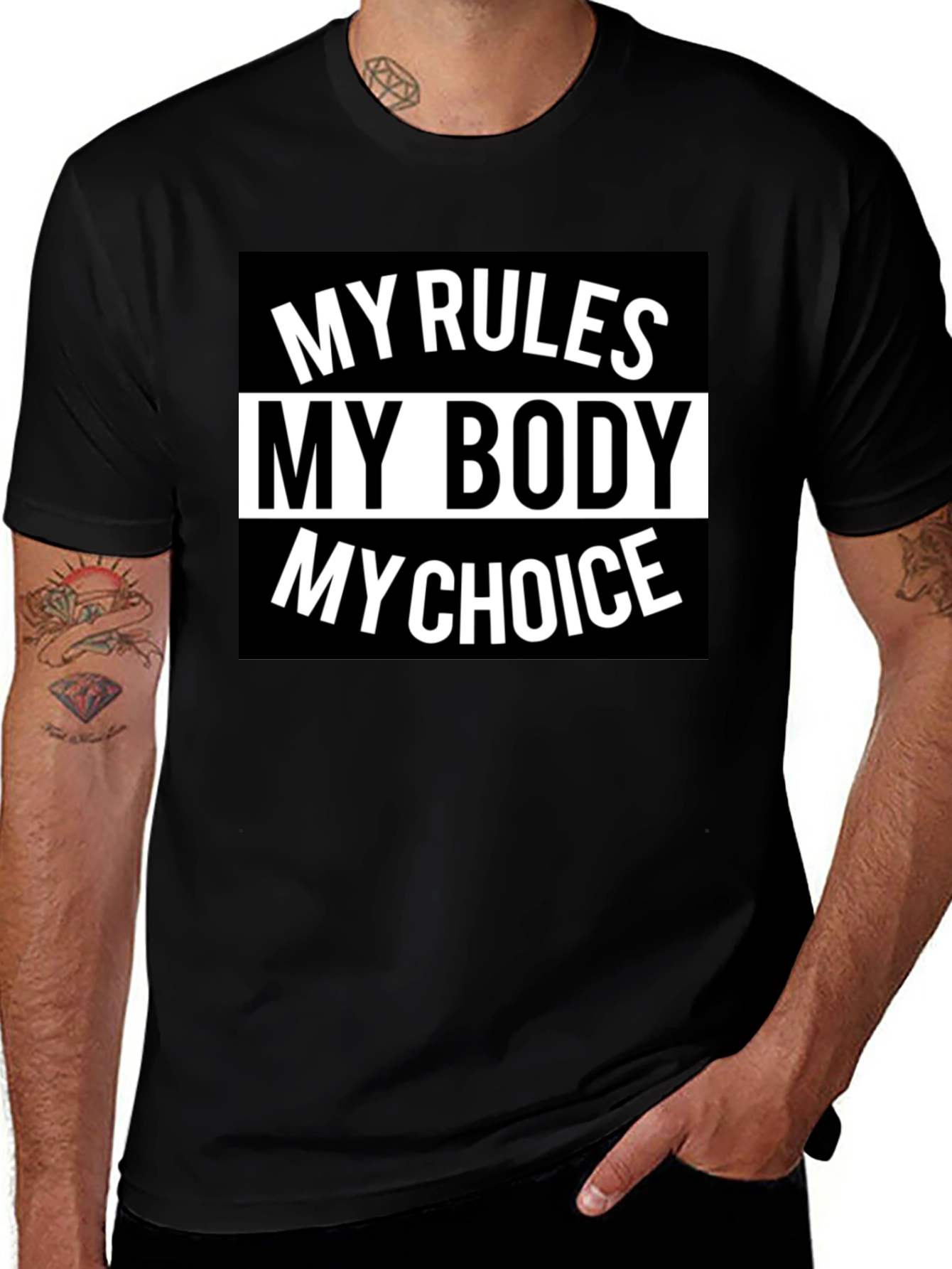 Variant 8 of My Body, My Choice Graphic Tee