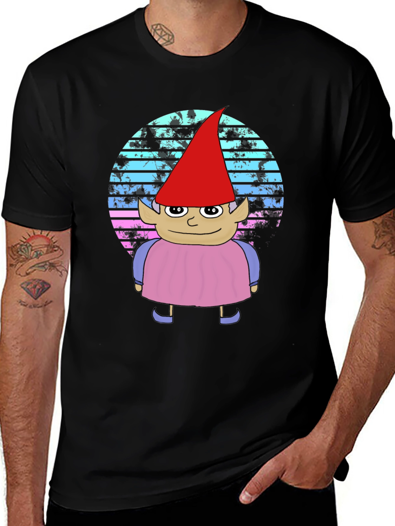 Variant 21 of Retro Gnome T-Shirt
