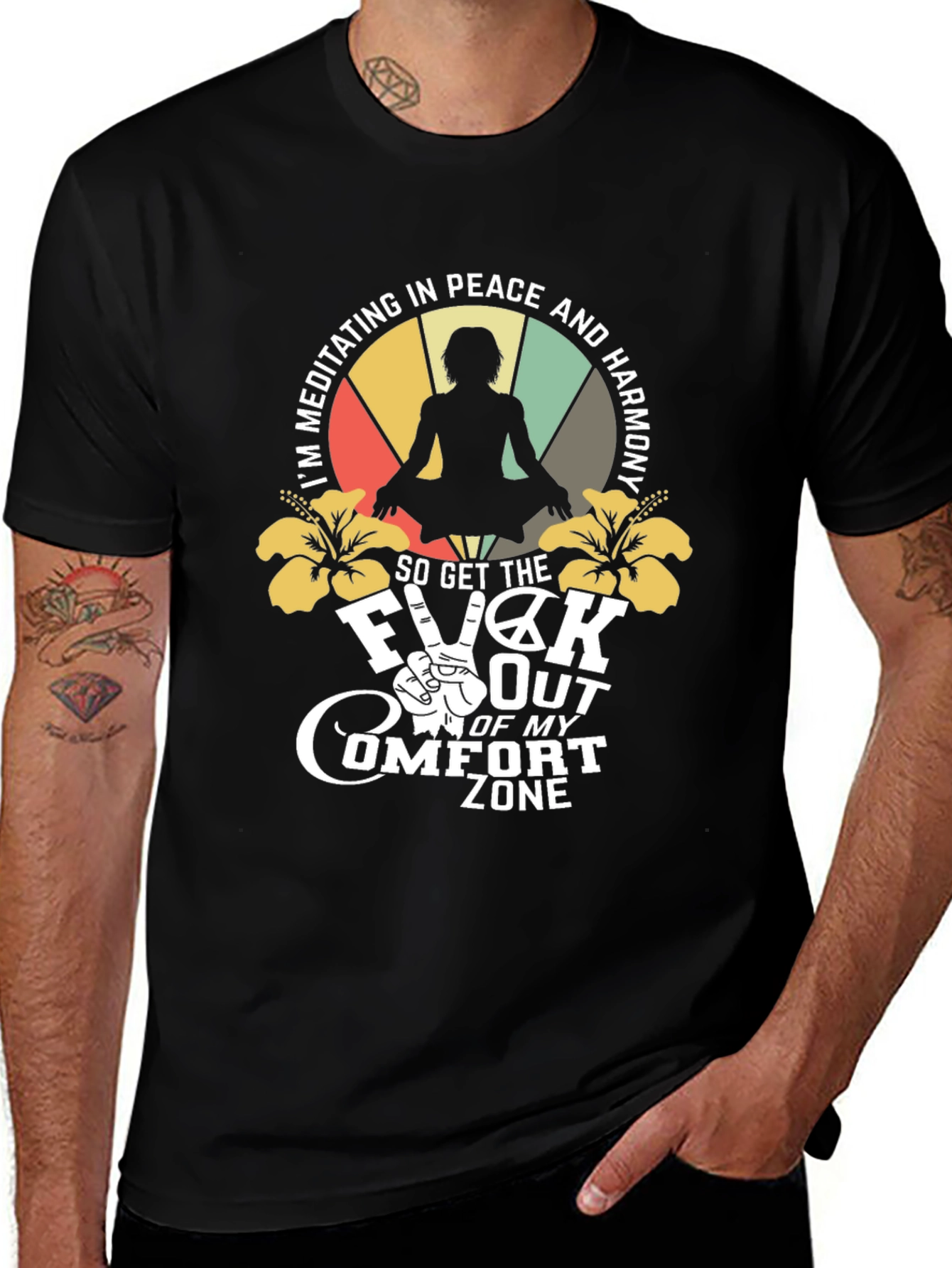 Variant 26 of Meditating Peace Harmony Graphic T-Shirt