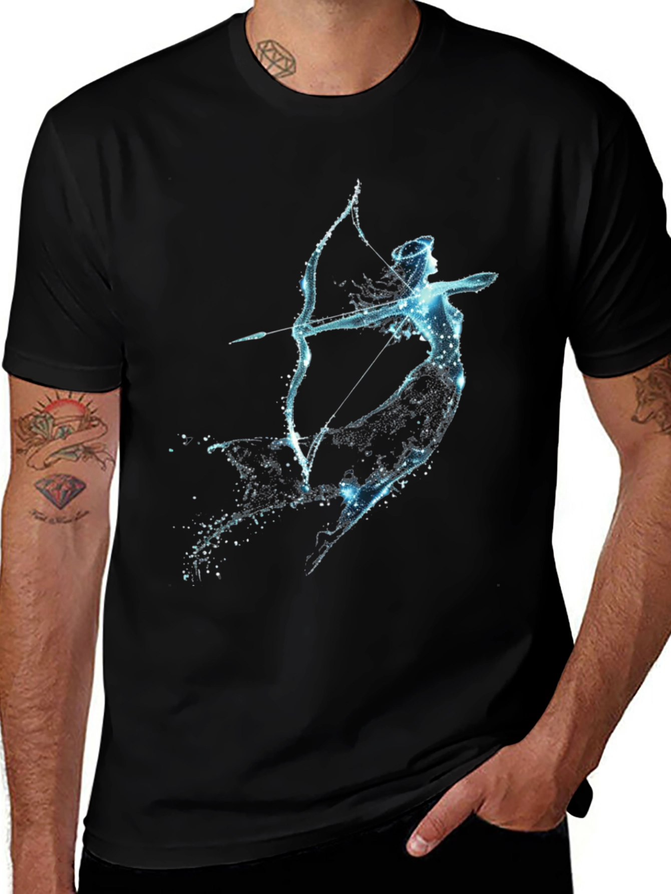 Variant 13 of Archer Woman Graphic Print Black T-Shirt
