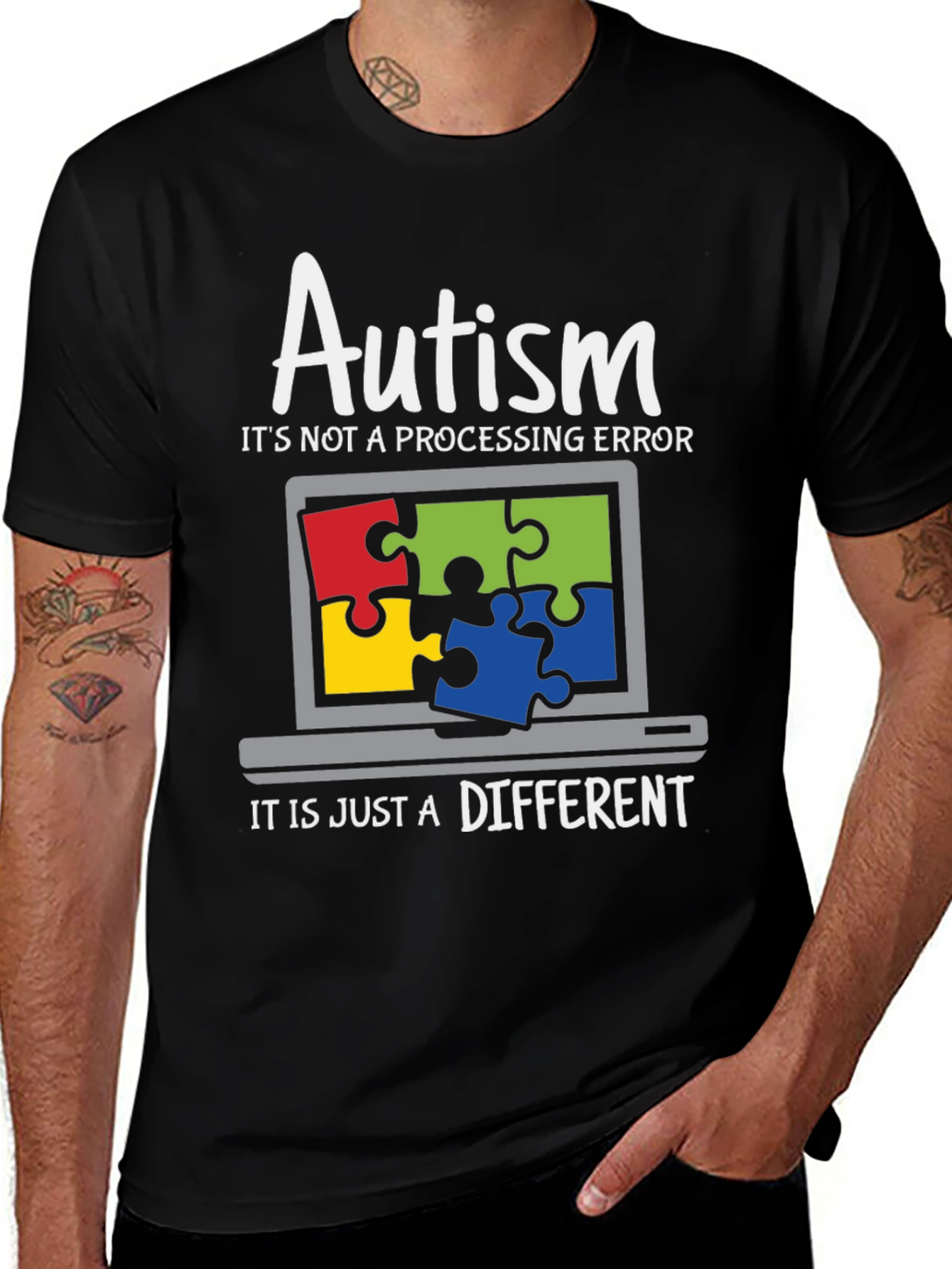 Autism Awareness Tee - It's a Different Kind of Awesome