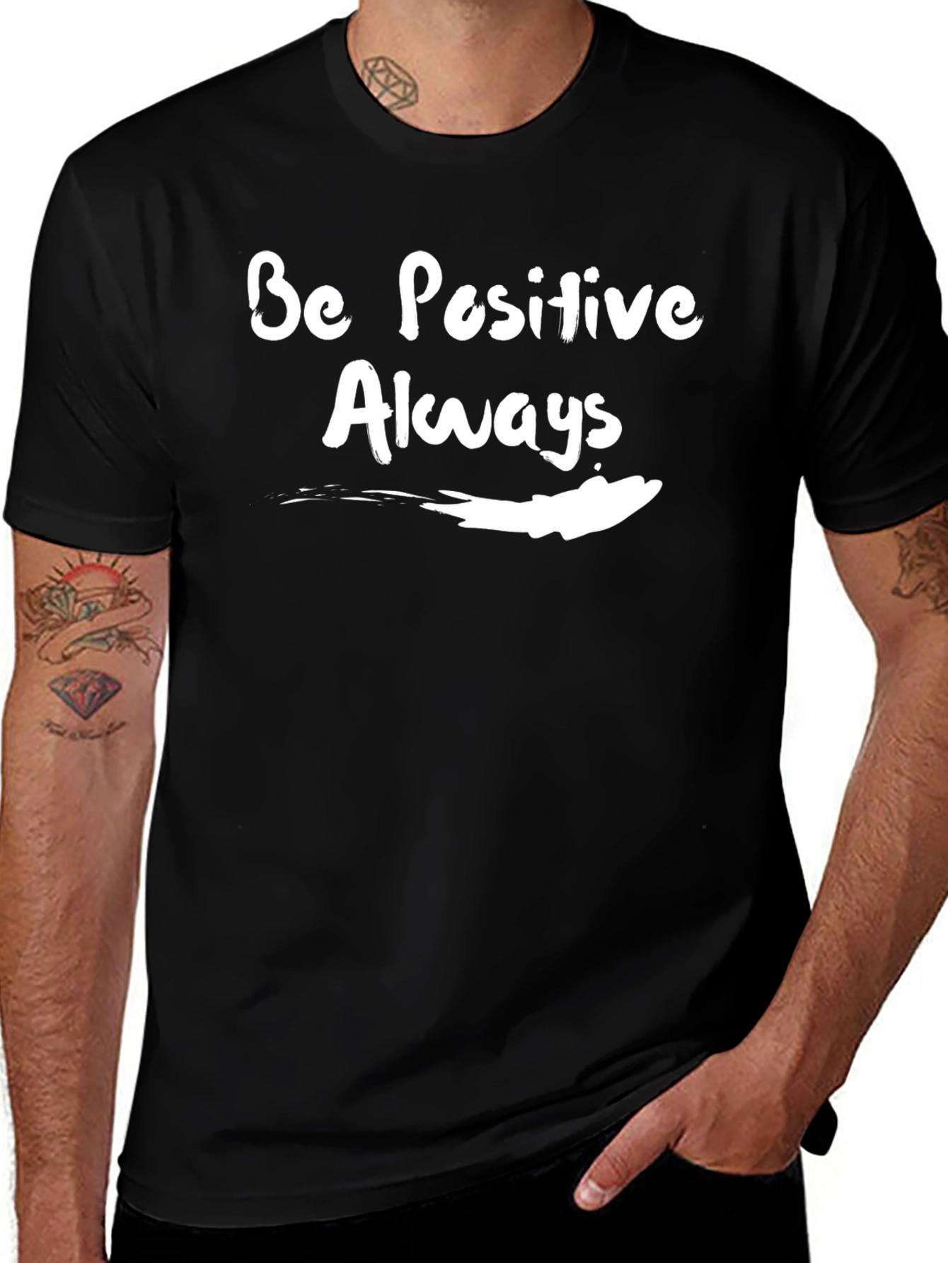 Variant 18 of Be Positive Always Graphic T-Shirt