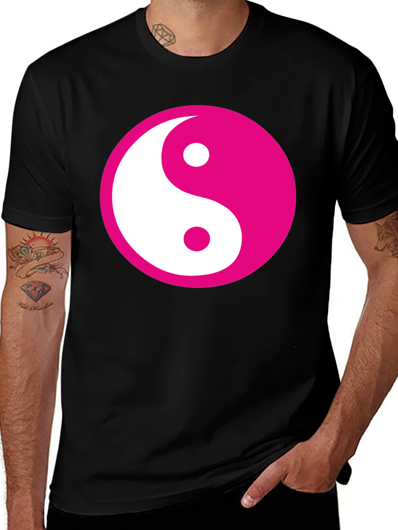 Variant 18 of Yin Yang Graphic Tee - Classic Balance in Style