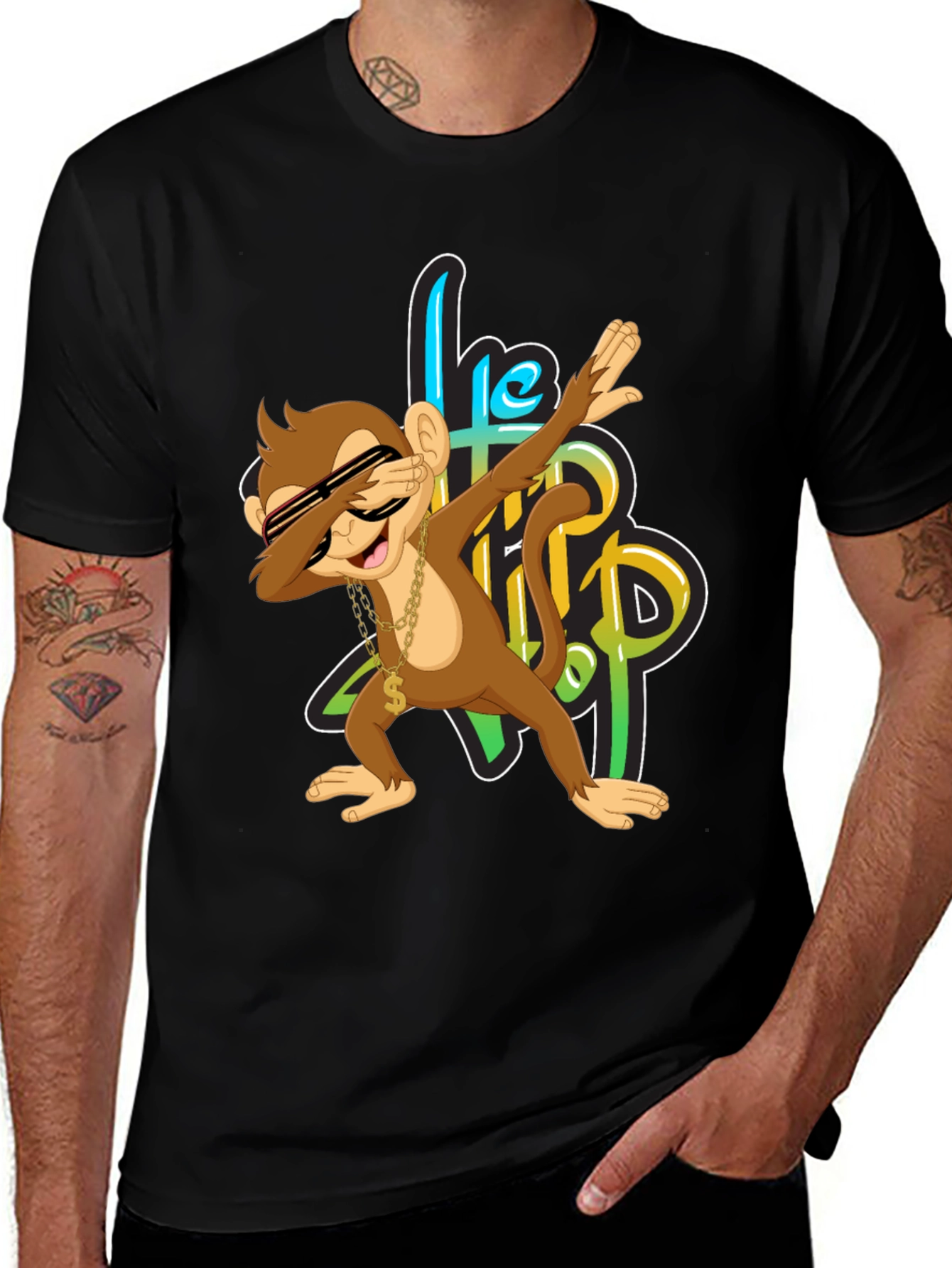 Variant 2 of Hip Hop Monkey Dab T-Shirt