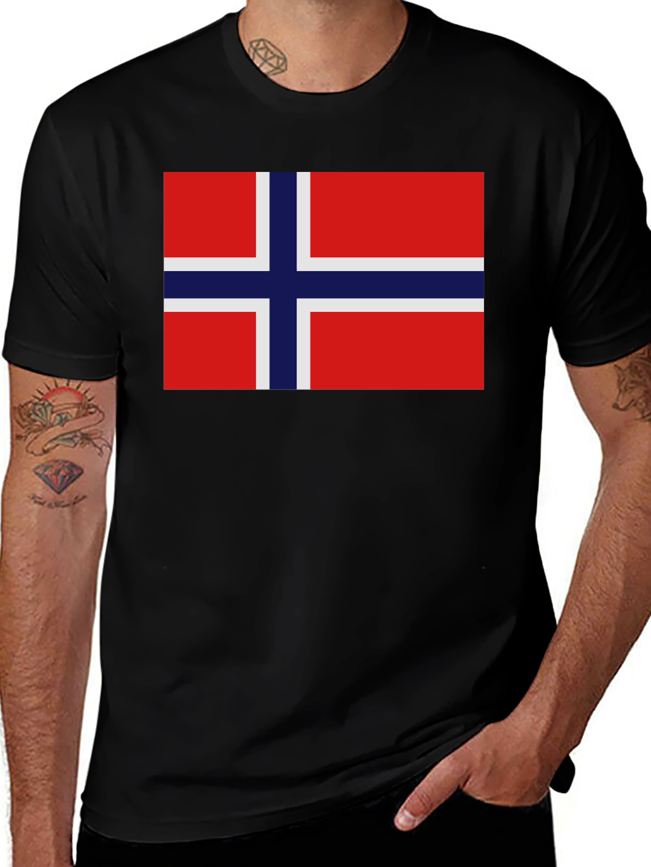 Norway Flag T-Shirt - Patriotic Pride!
