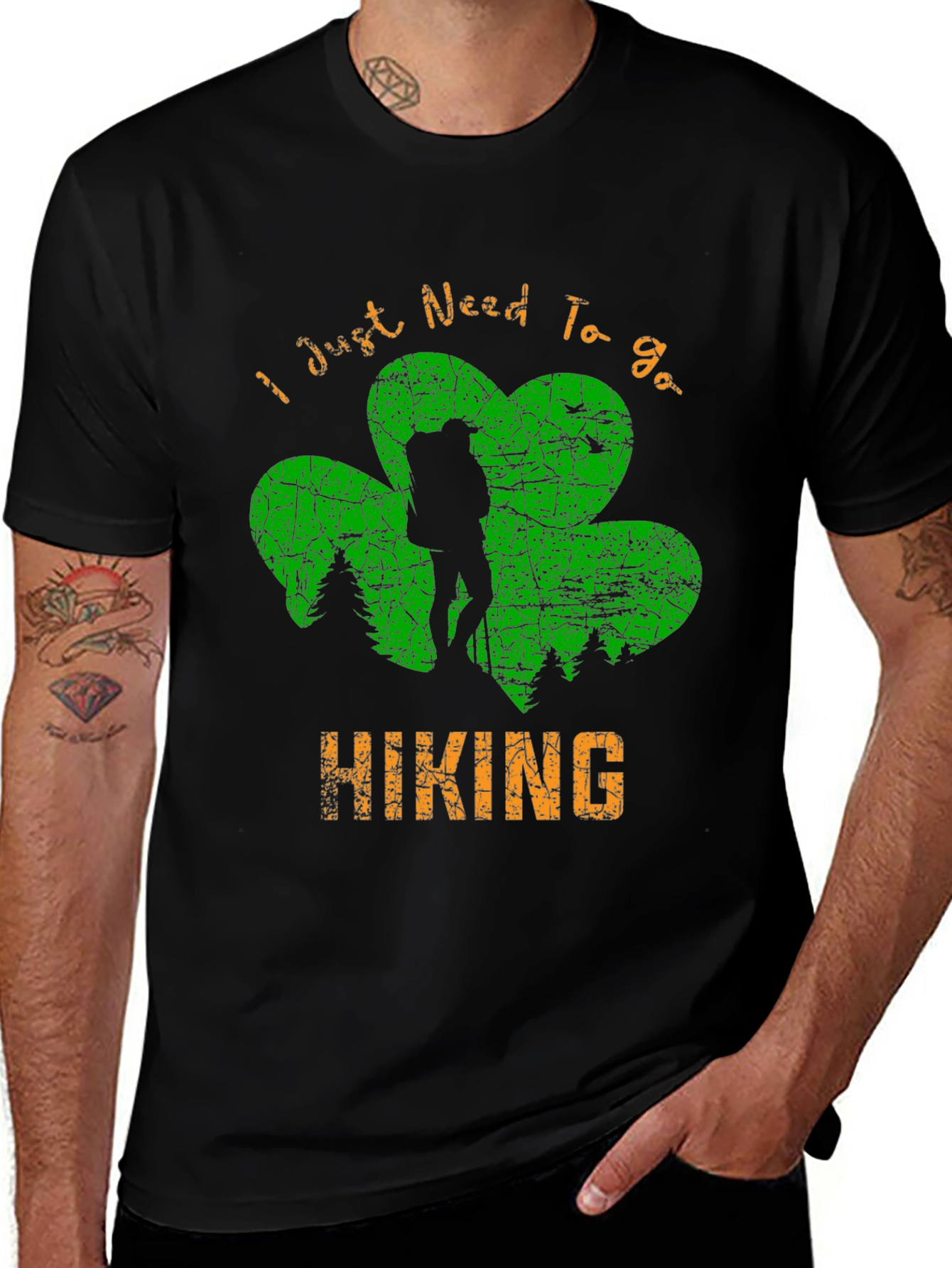 Variant 22 of Hiking Adventure Tee - I Just Need To Go Hiking