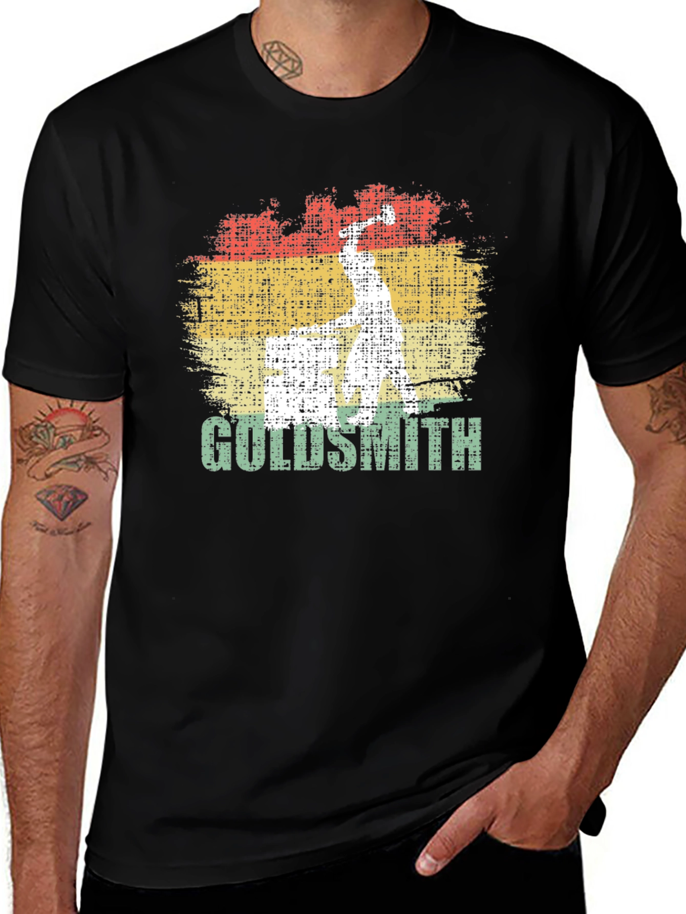 Variant 12 of Vintage Goldsmith T-Shirt - Retro Style Jewelry Maker Tee