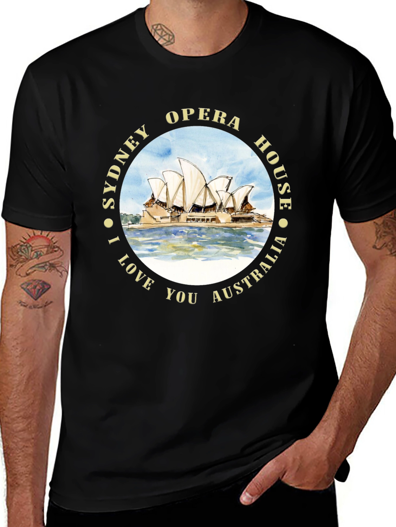 Sydney Opera House T-Shirt - I Love You Australia