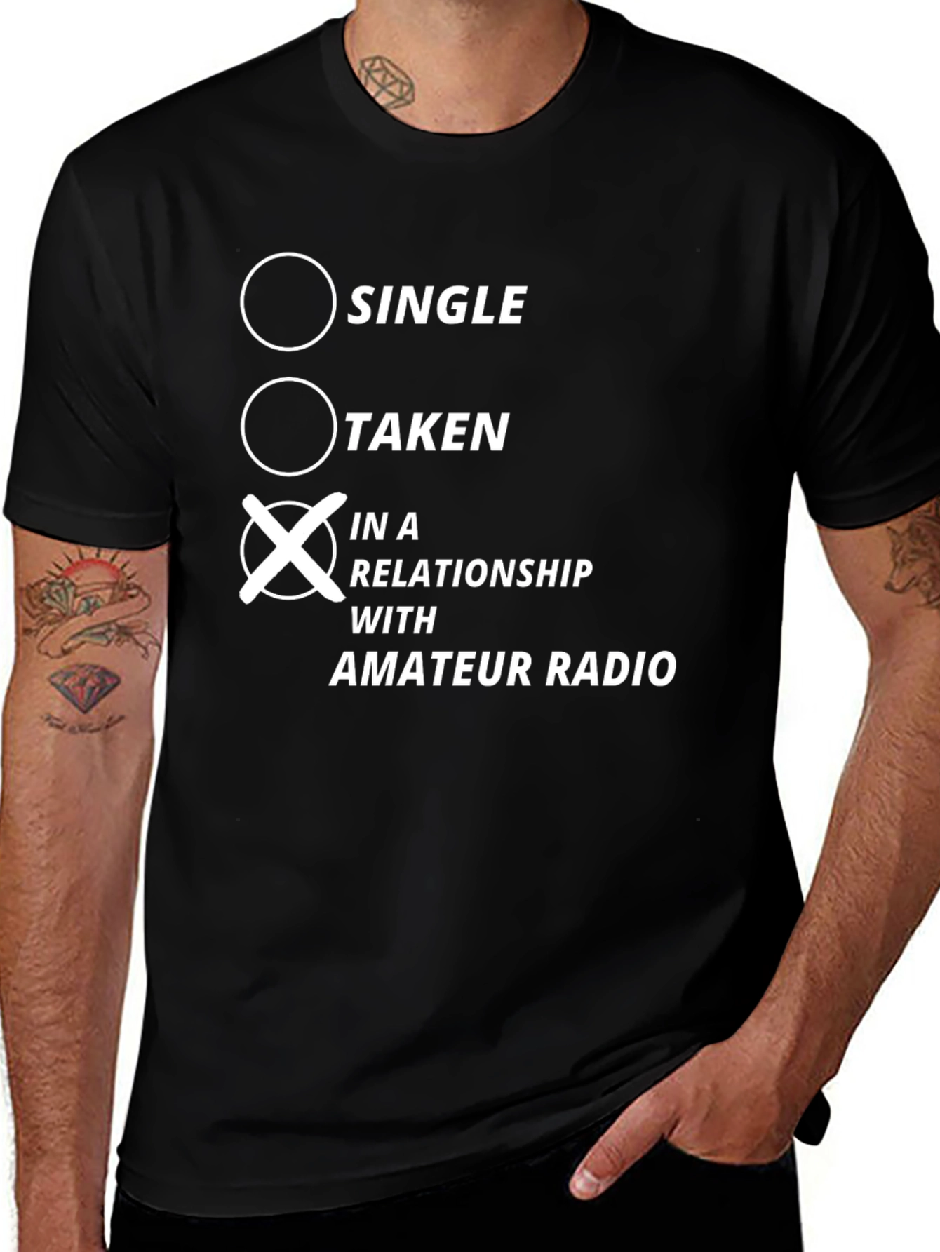 Variant 3 of Amateur Radio Relationship T-Shirt - Funny Ham Radio Tee