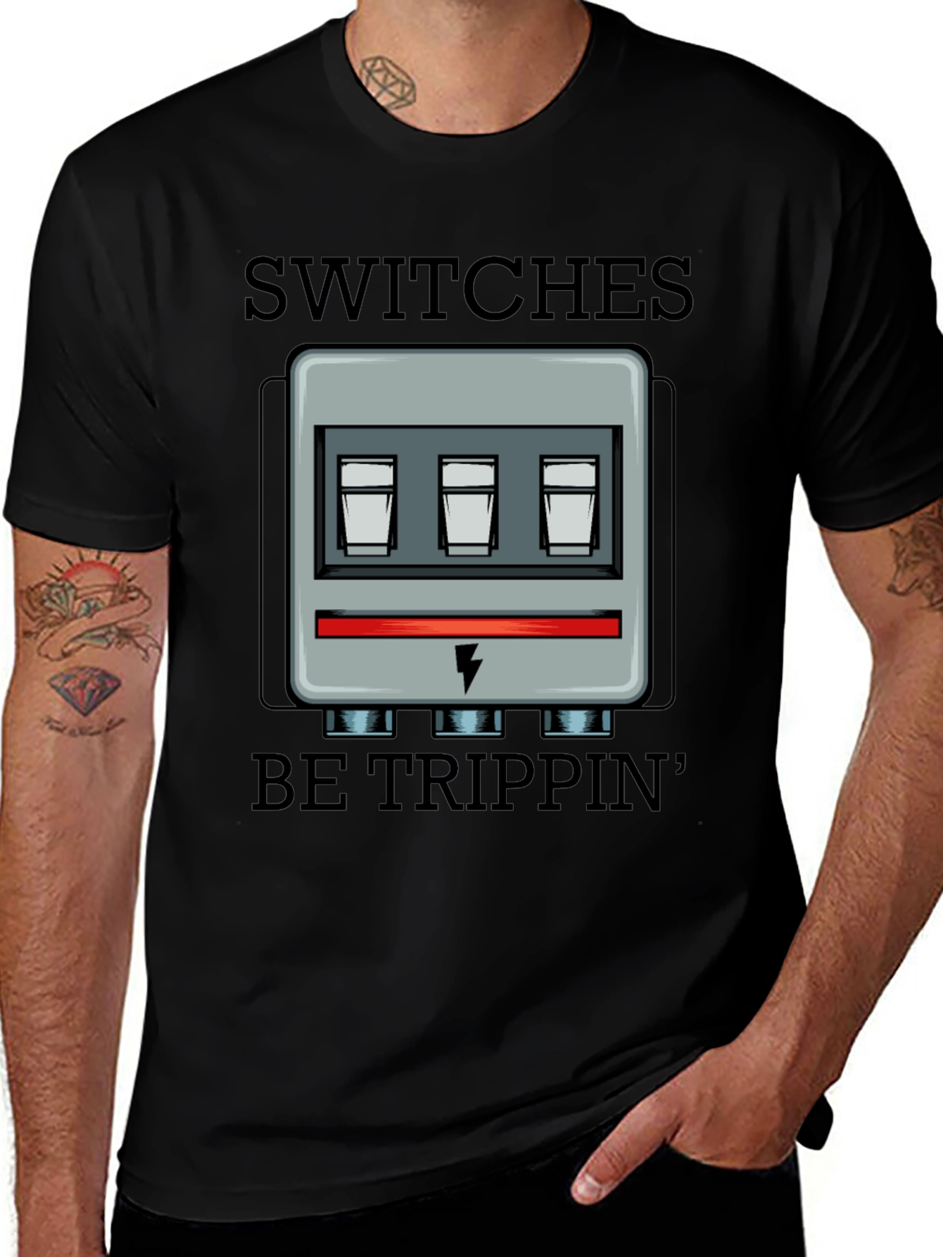 Variant 12 of Switches Be Trippin' Graphic T-Shirt