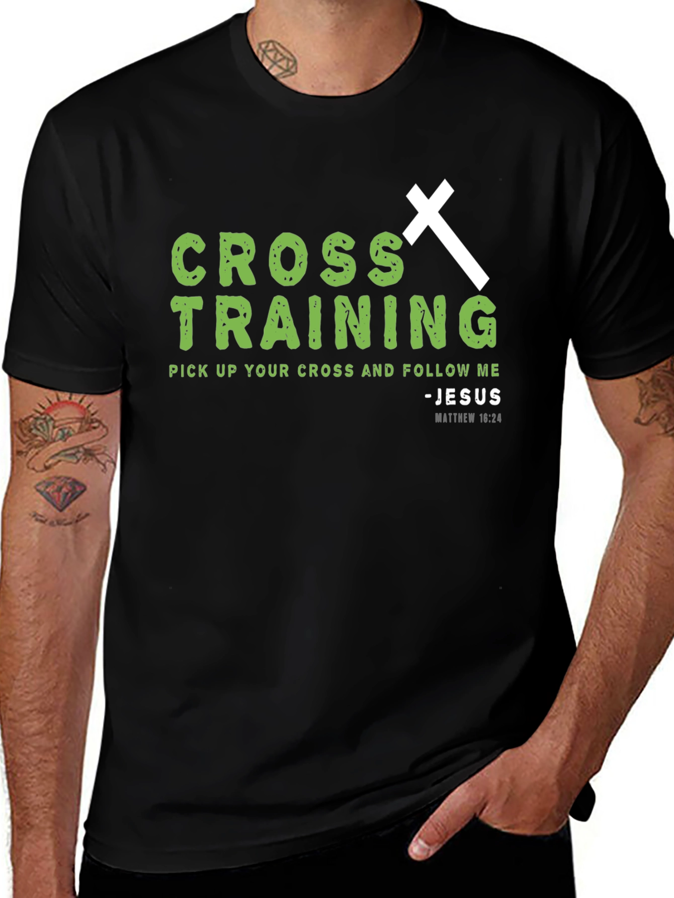 Cross Training T-Shirt - Faith Based Apparel