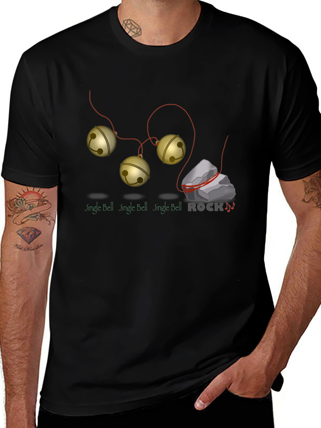 Variant 13 of Jingle Bell Rock Graphic T-Shirt - Holiday Humor