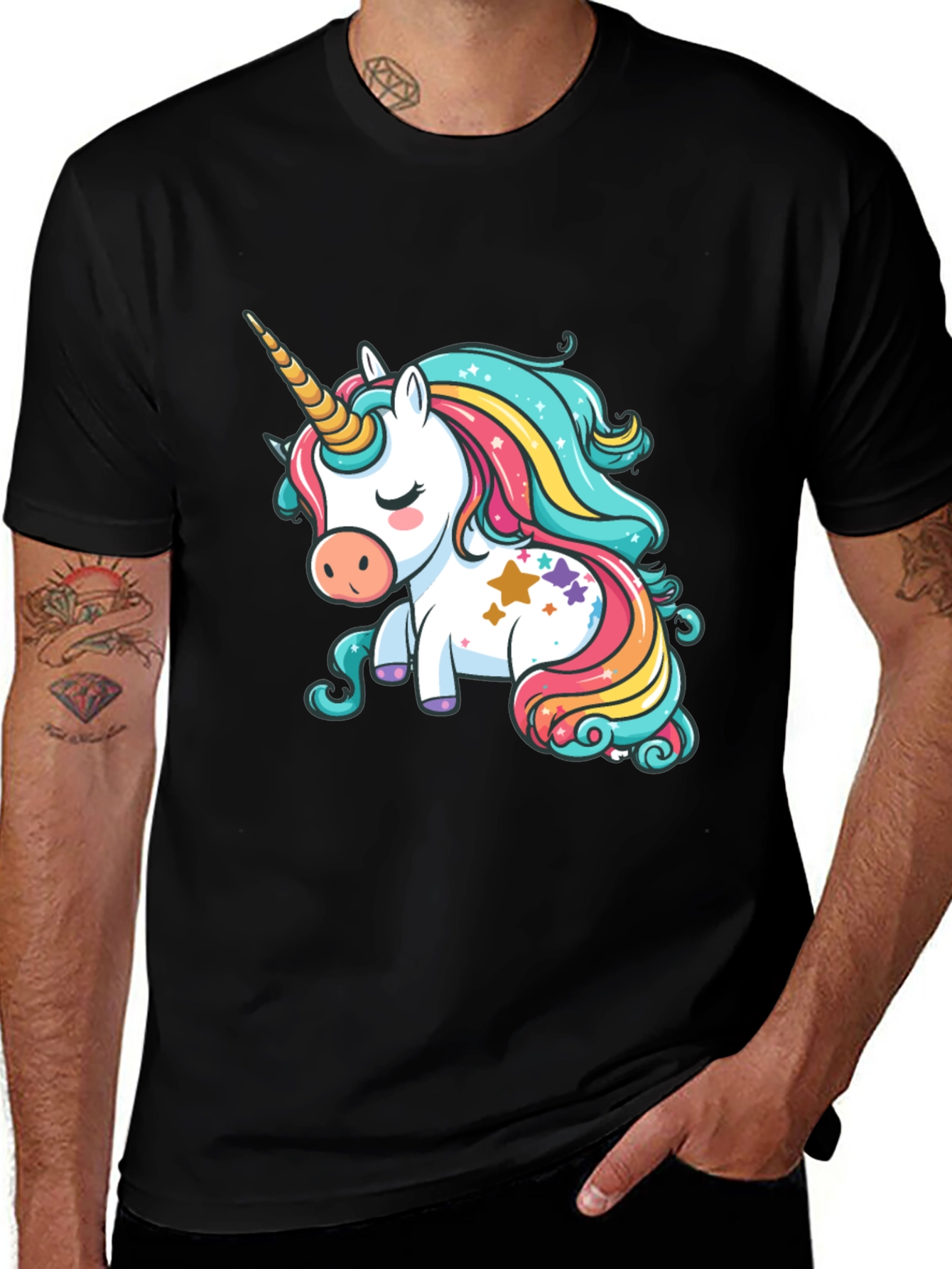 Variant 24 of Unicorn Graphic Tee - Cute Cartoon Design