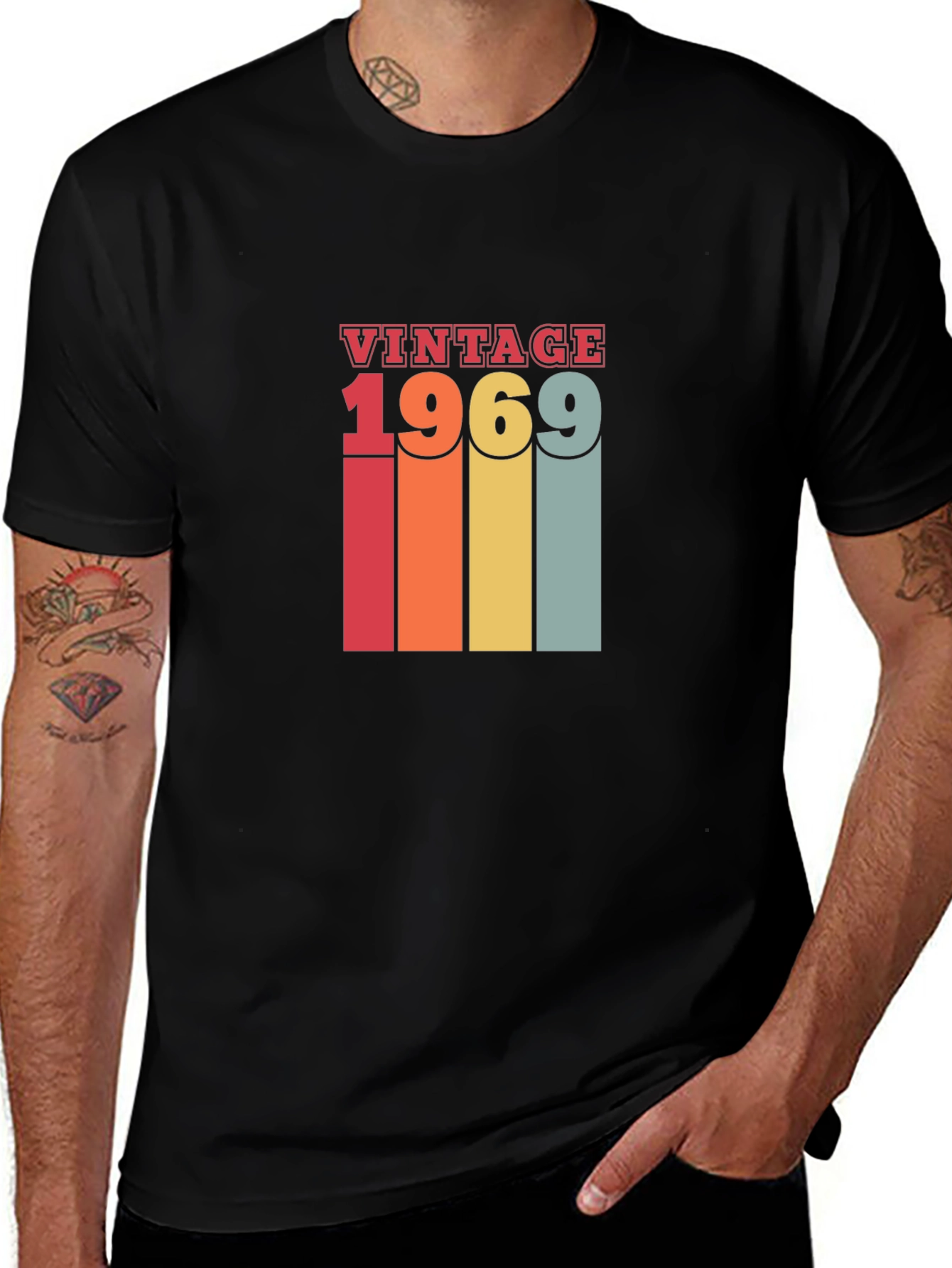 Variant 11 of Vintage 1969 Graphic T-Shirt - Retro Birthday Tee