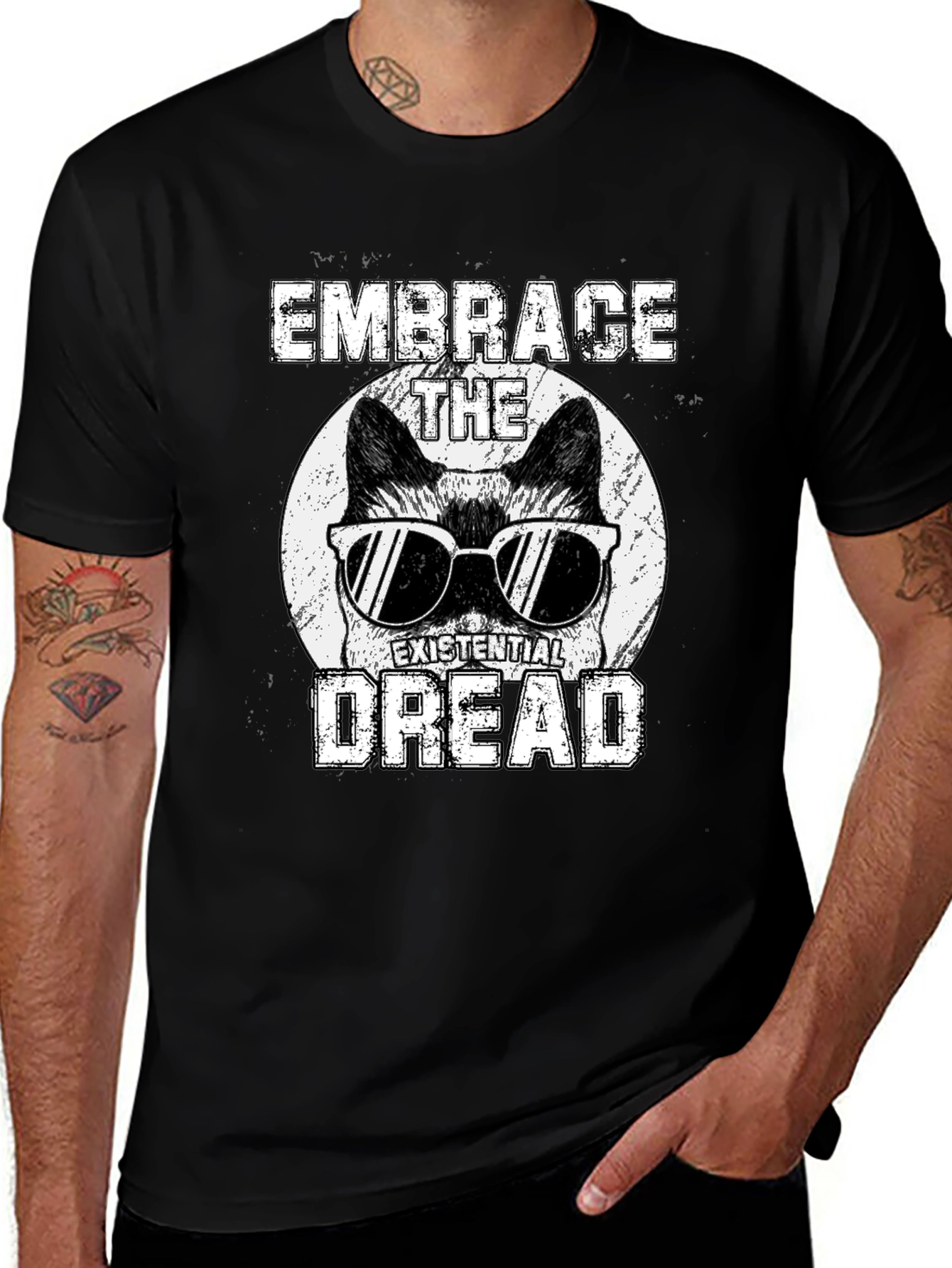 Variant 17 of Embrace the Existential Dread Graphic Tee