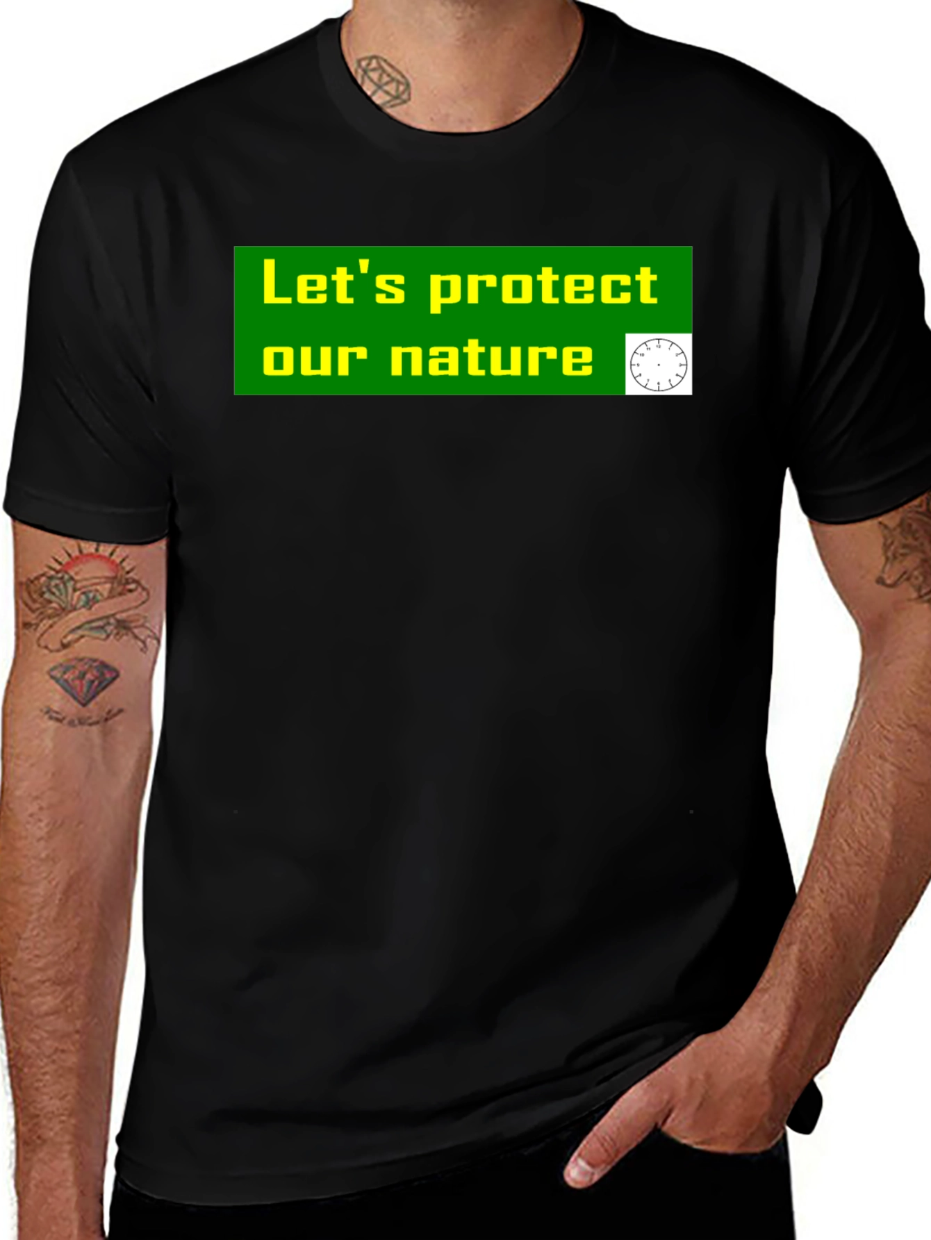 Variant 20 of Eco-Friendly 'Protect Nature' Graphic Tee