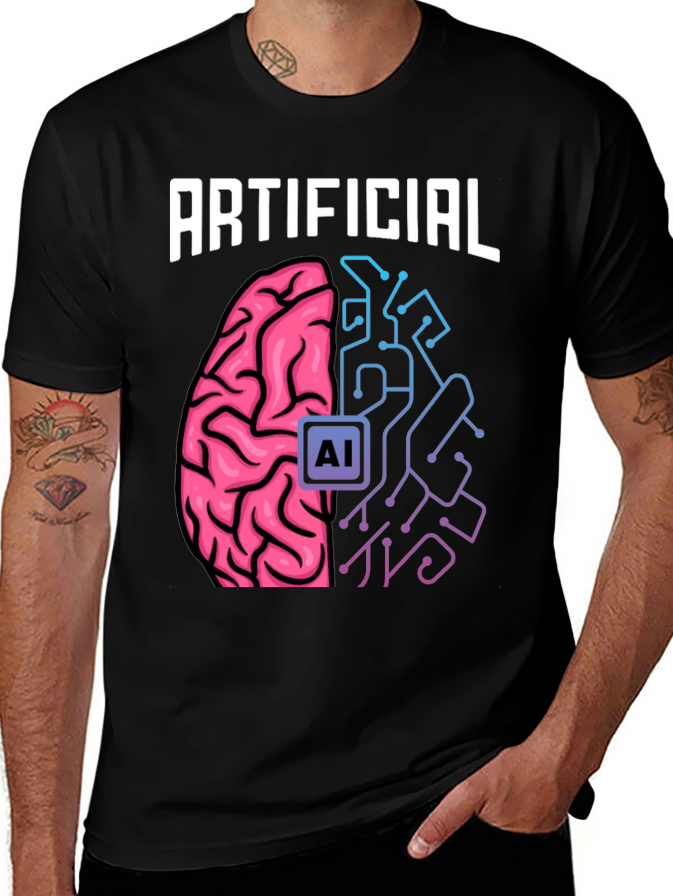 Artificial Intelligence Brain T-Shirt