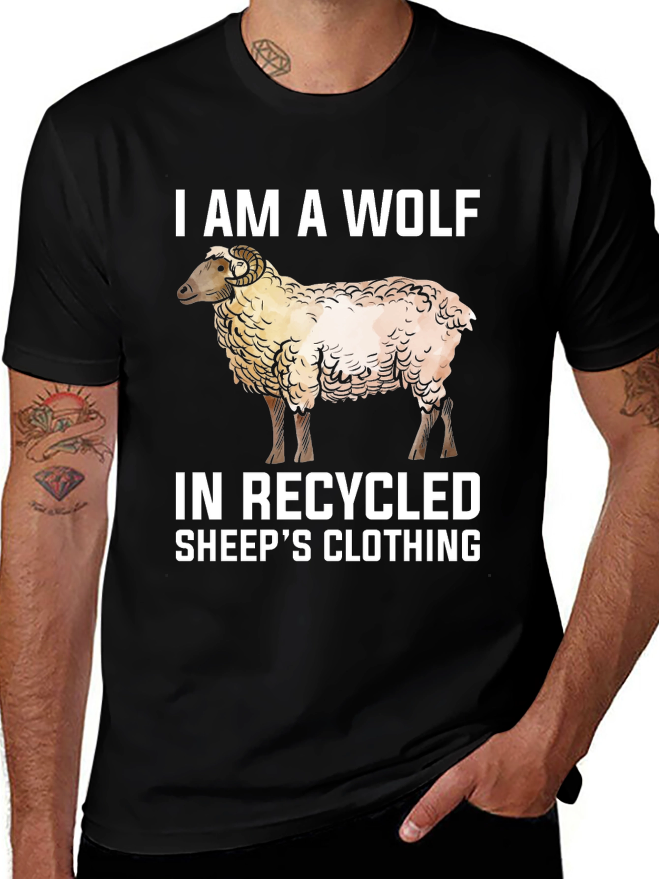 Variant 24 of Wolf In Sheep's Clothing Graphic Tee