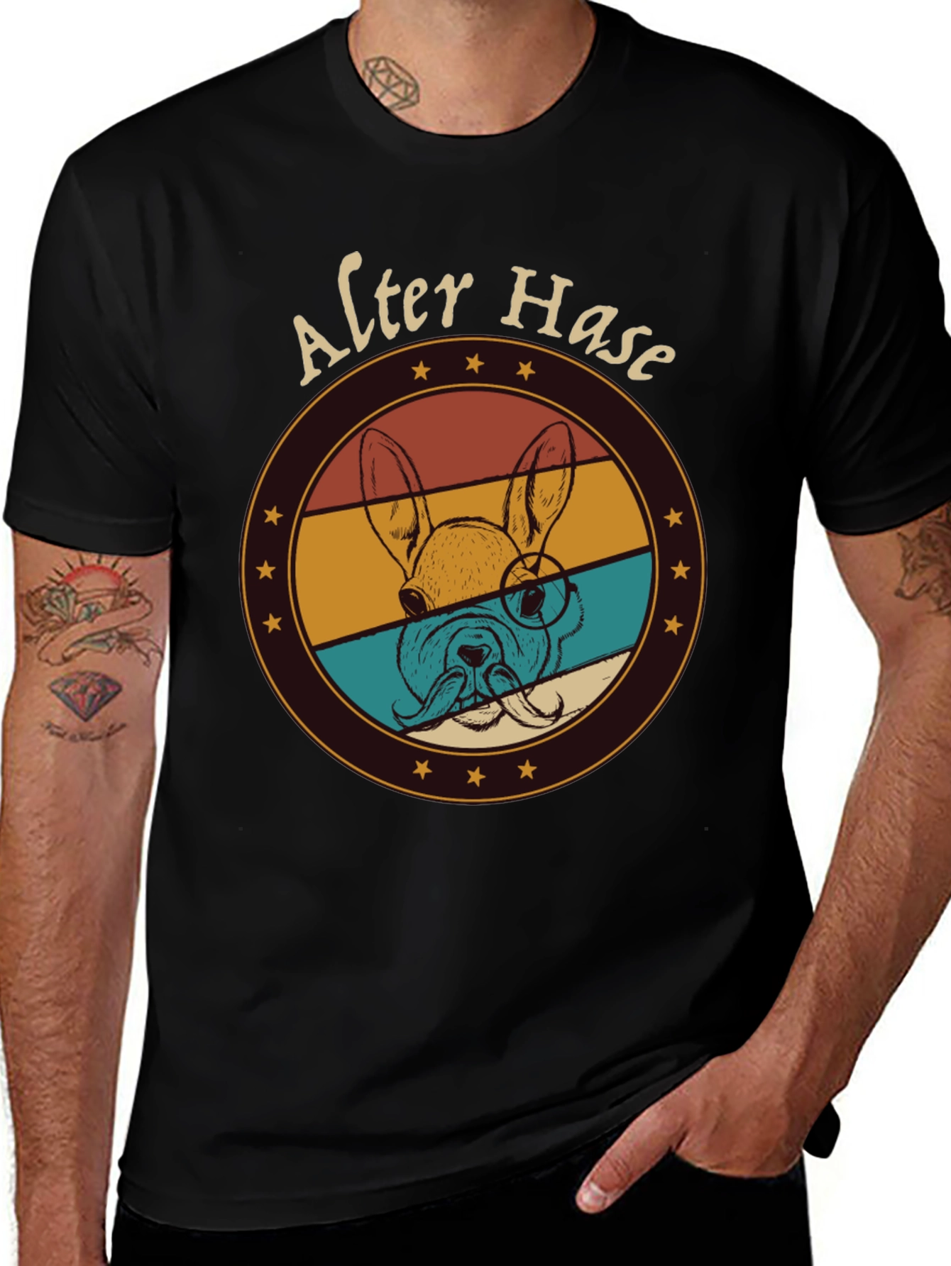 Variant 28 of Vintage Alter Hase Dog Graphic T-Shirt