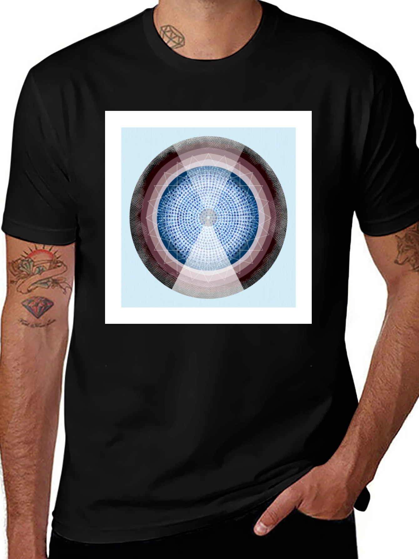 Variant 29 of Geometric Design T-Shirt - Modern Art Tee