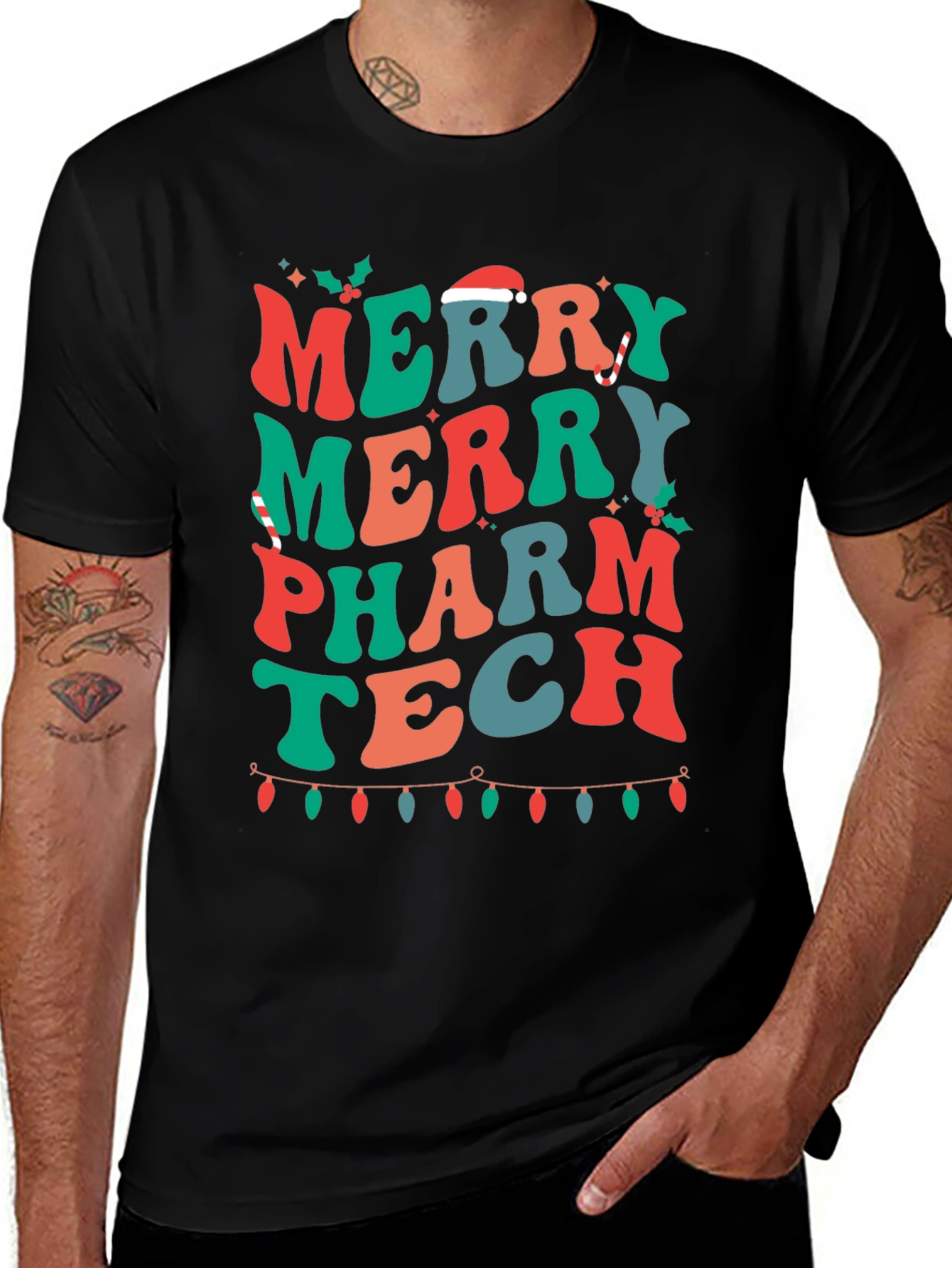 Merry Pharm Tech Holiday T-Shirt