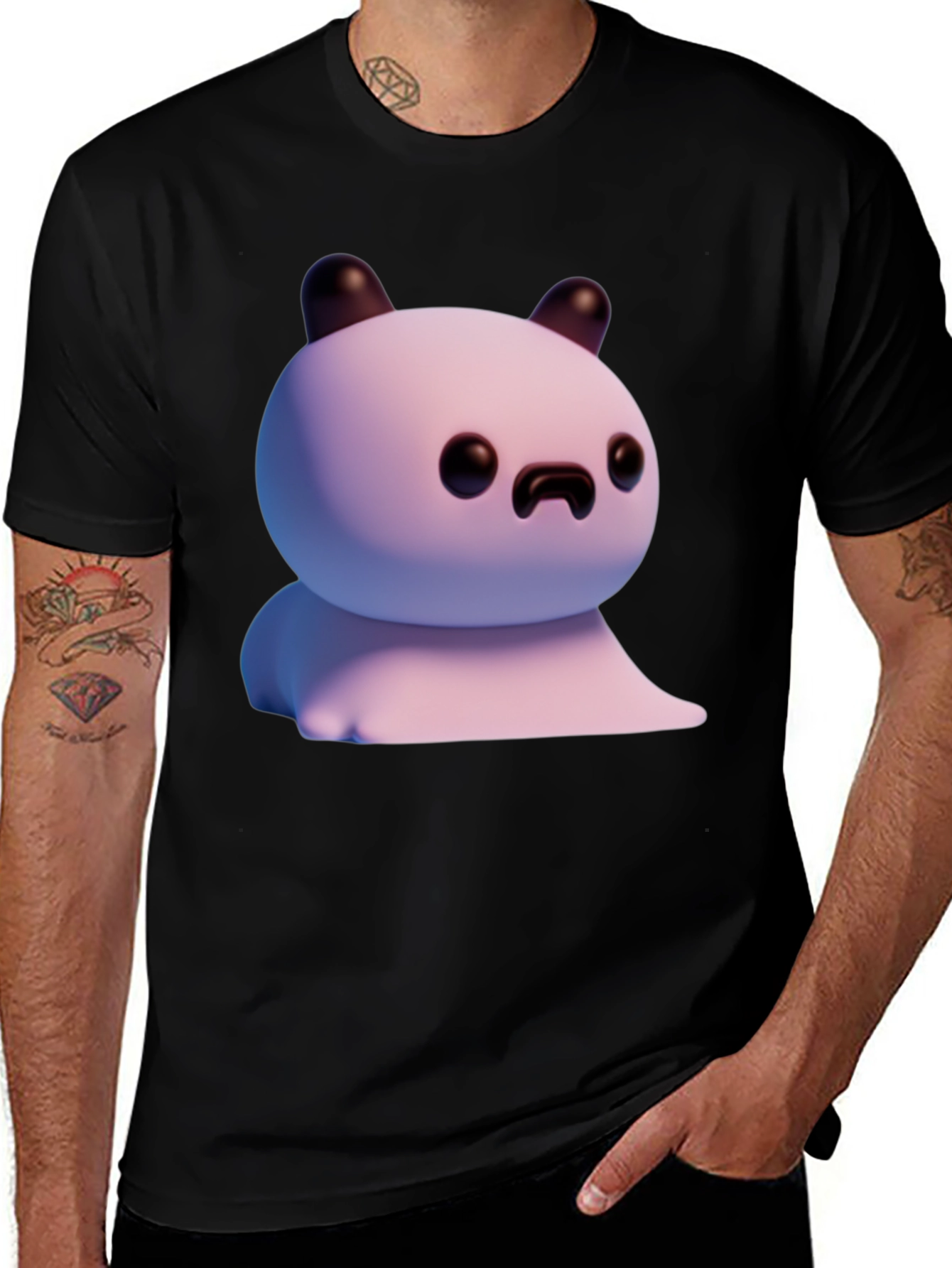 Variant 9 of Cute Cartoon Character T-Shirt