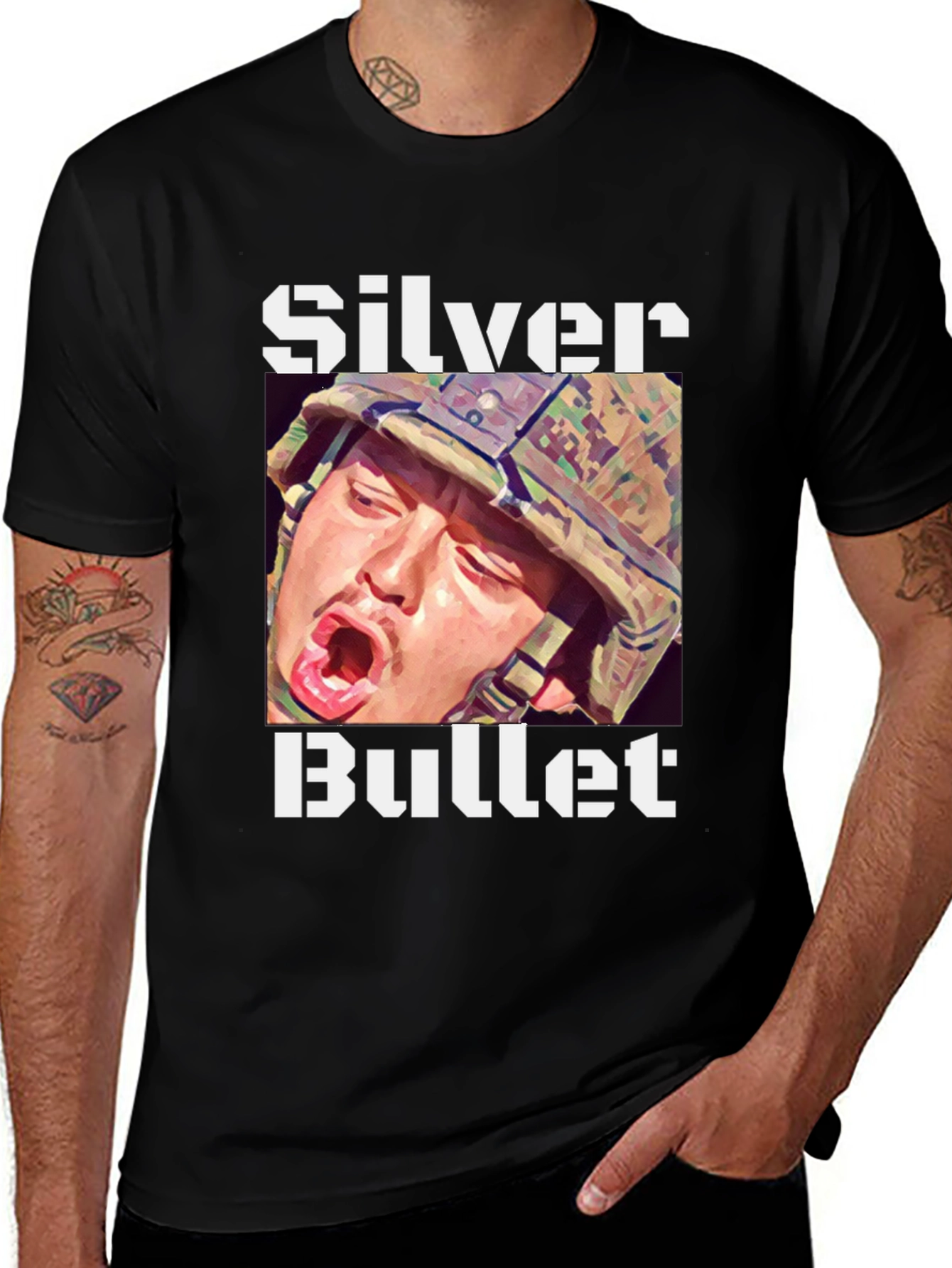 Variant 20 of Silver Bullet Graphic T-Shirt