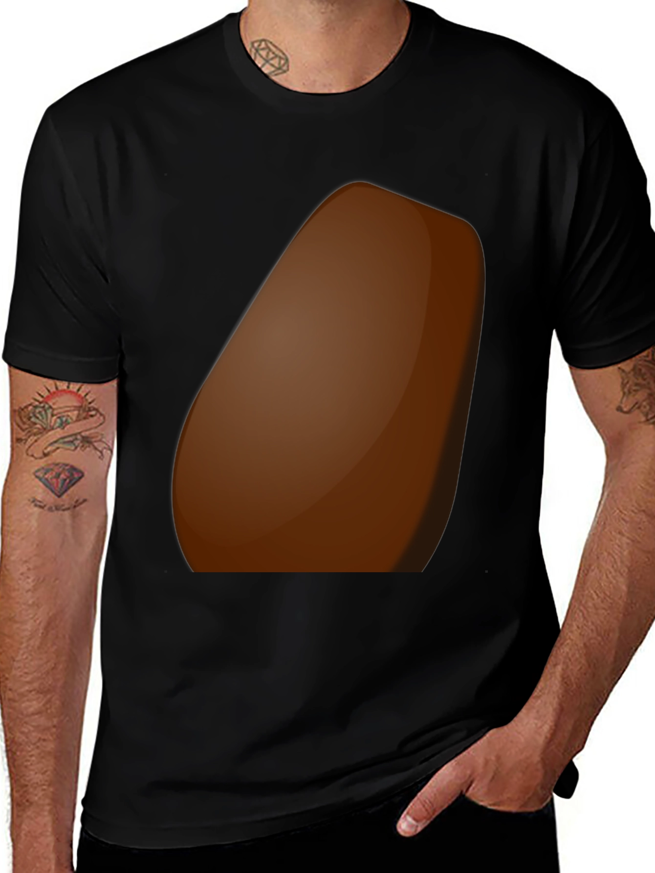 Variant 2 of Chocolate Chip Cookie T-Shirt - Soft Cotton Blend