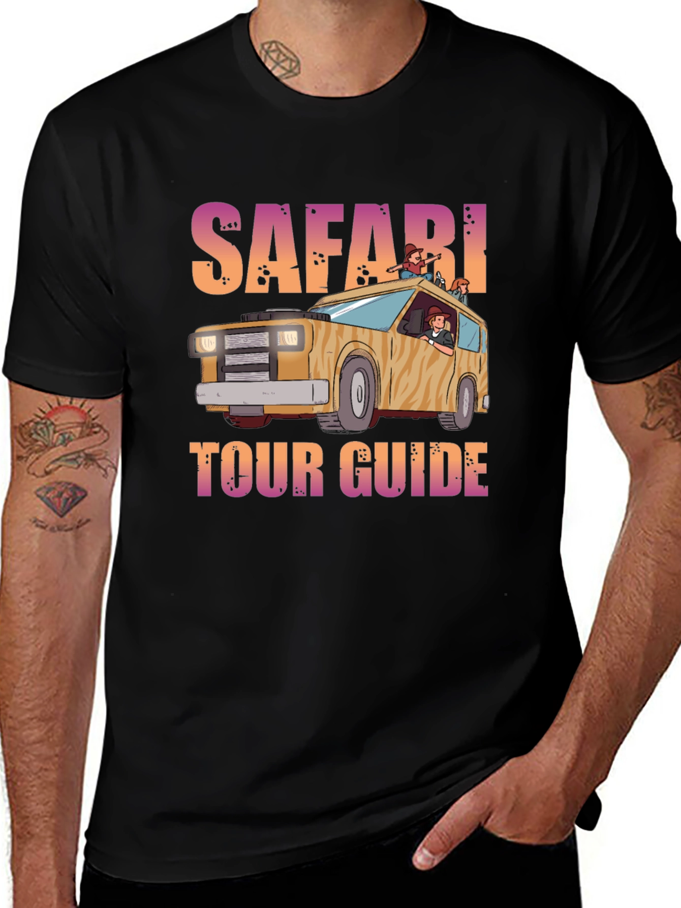 Variant 12 of Safari Tour Guide Graphic T-Shirt