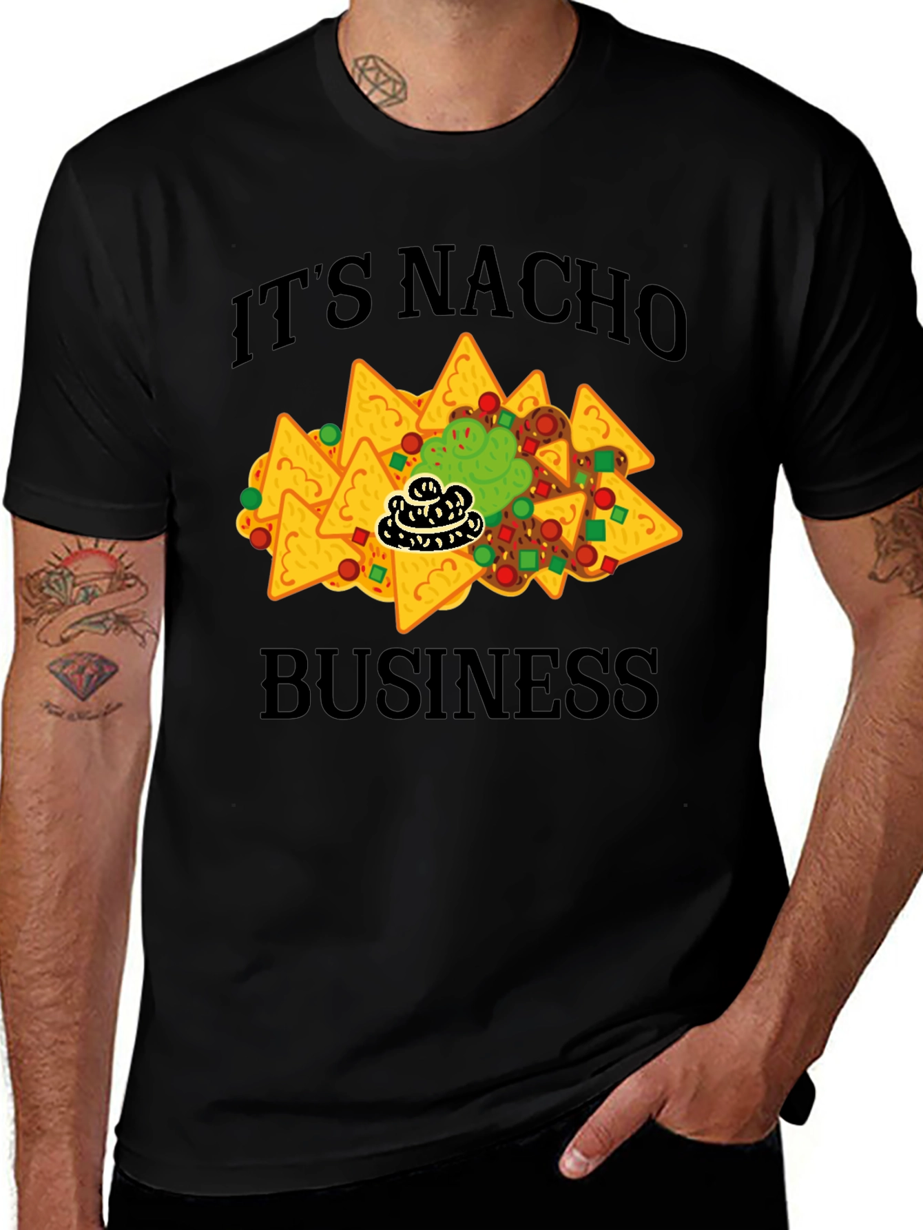 Variant 10 of It's Nacho Business Funny Graphic T-Shirt
