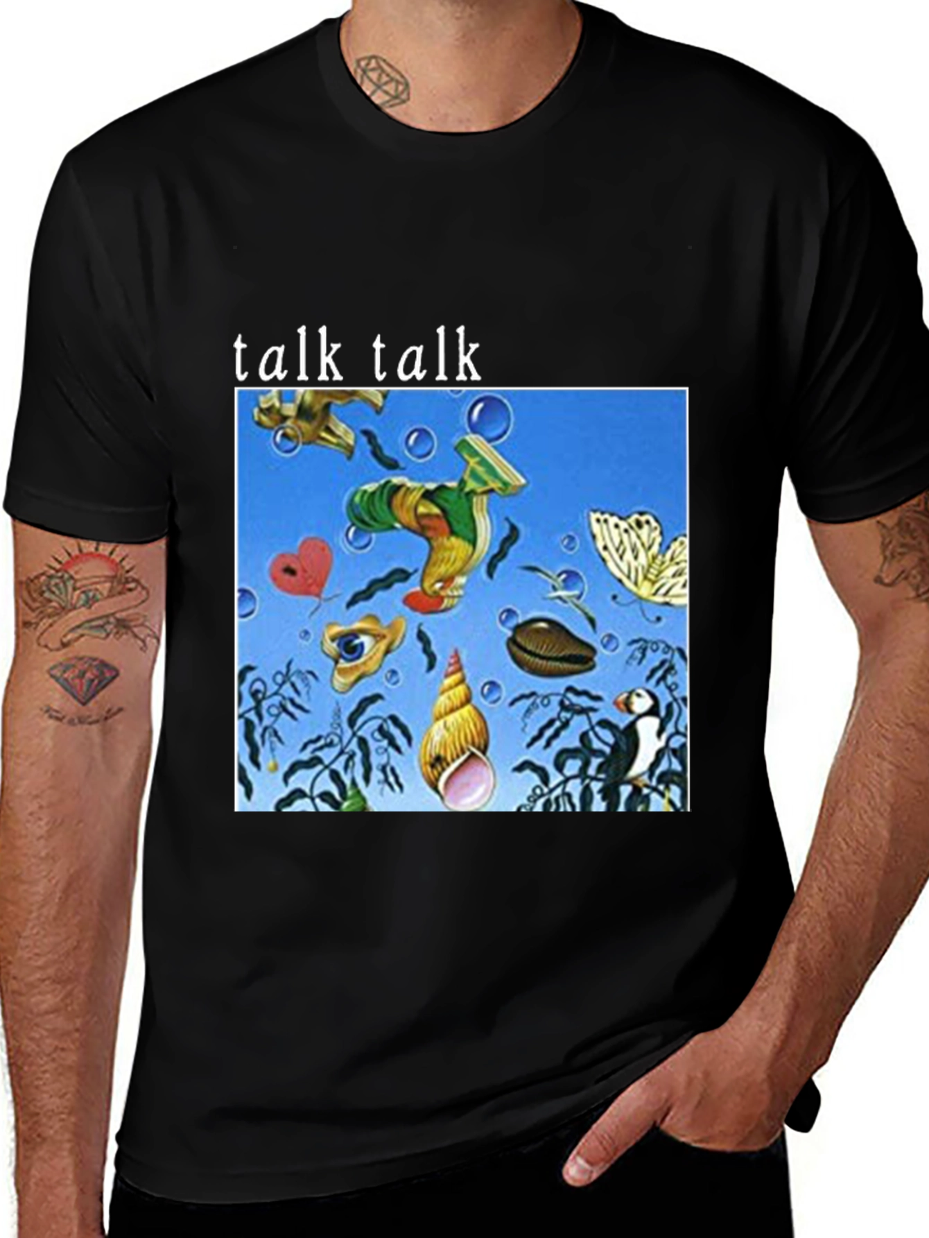 Variant 30 of Talk Talk Album Art Black T-Shirt - Unique Design