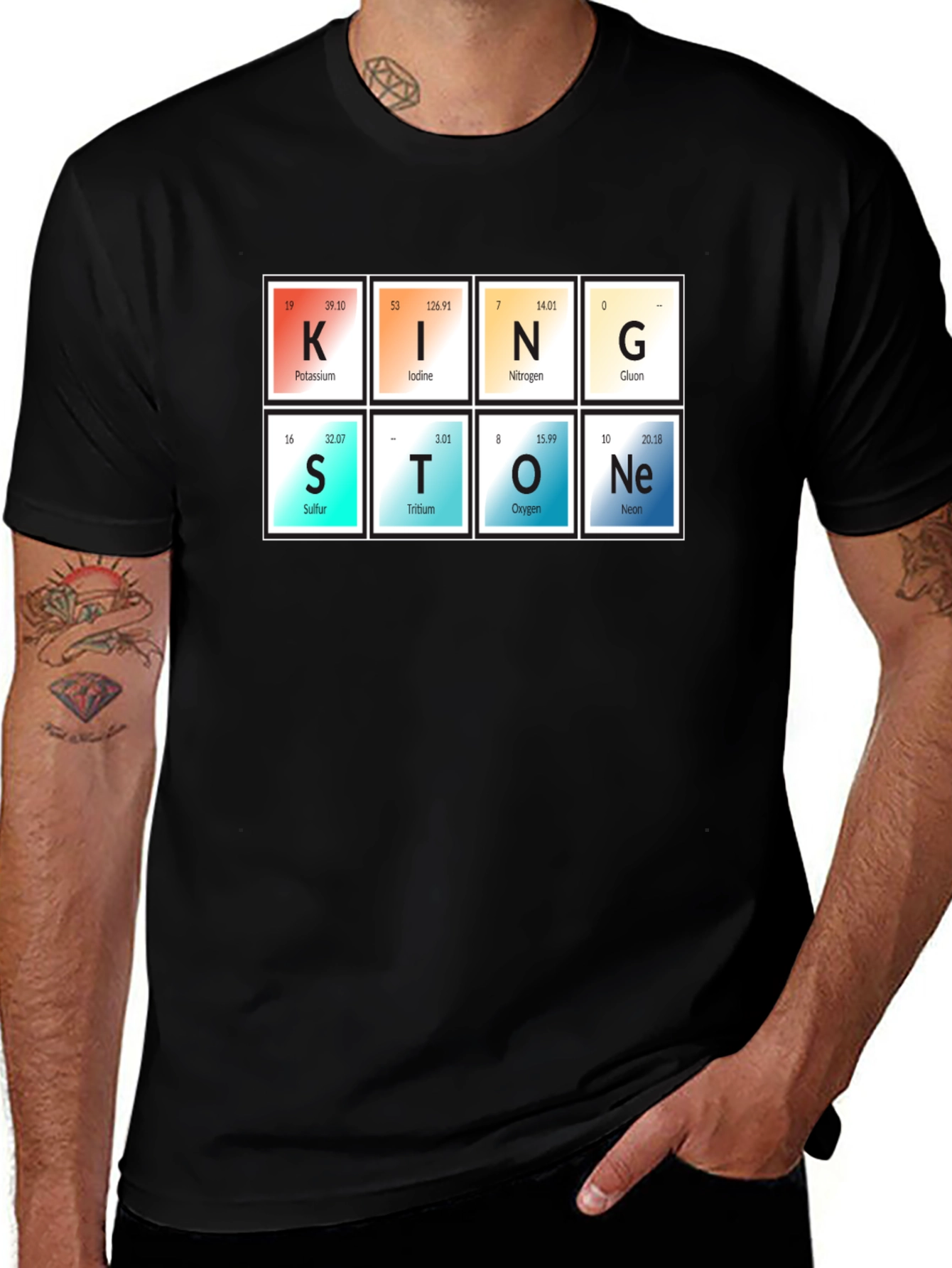 Variant 19 of Periodic Table KINGSTONE T-Shirt