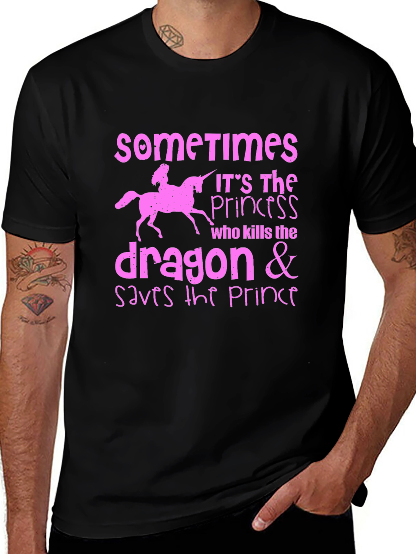 Variant 19 of Princess Dragon Graphic T-Shirt